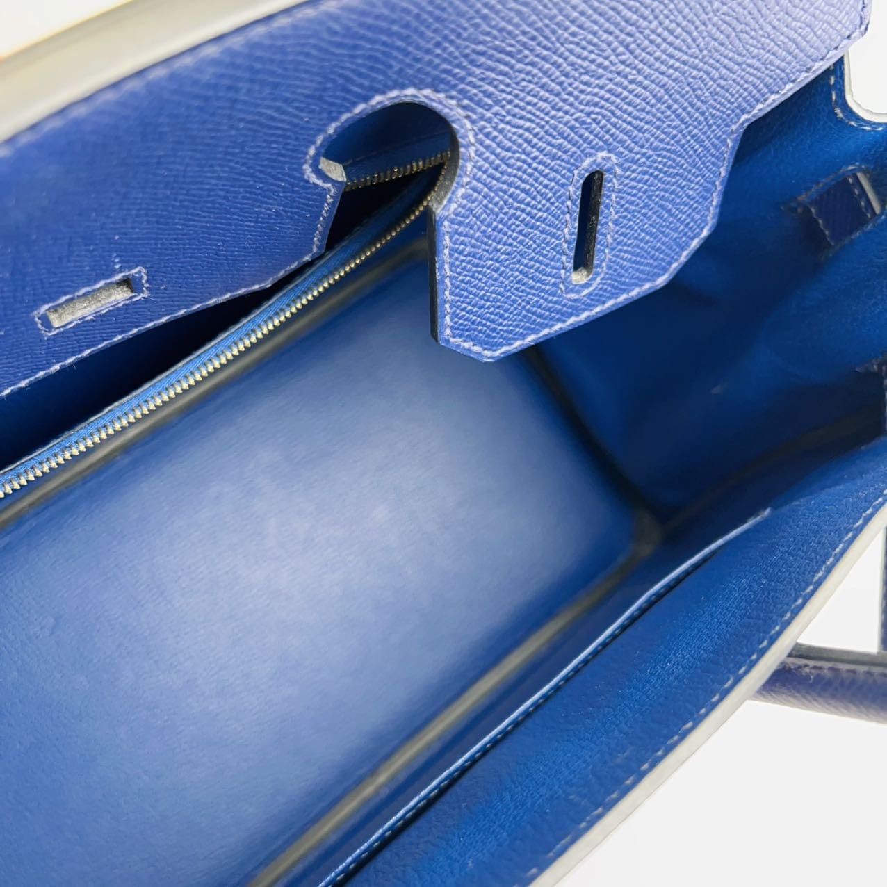 Iconn Boutique Hermès Birkin 30 Blue Sapphire Epsom Leather Gold Hardware - Stamp X