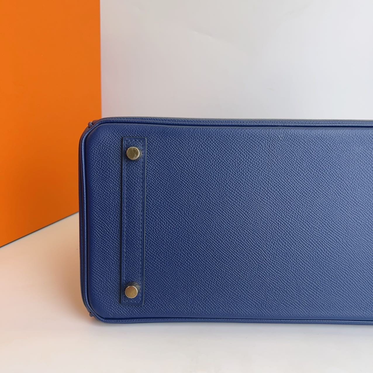 Iconn Boutique Hermès Birkin 30 Blue Sapphire Epsom Leather Gold Hardware - Stamp X