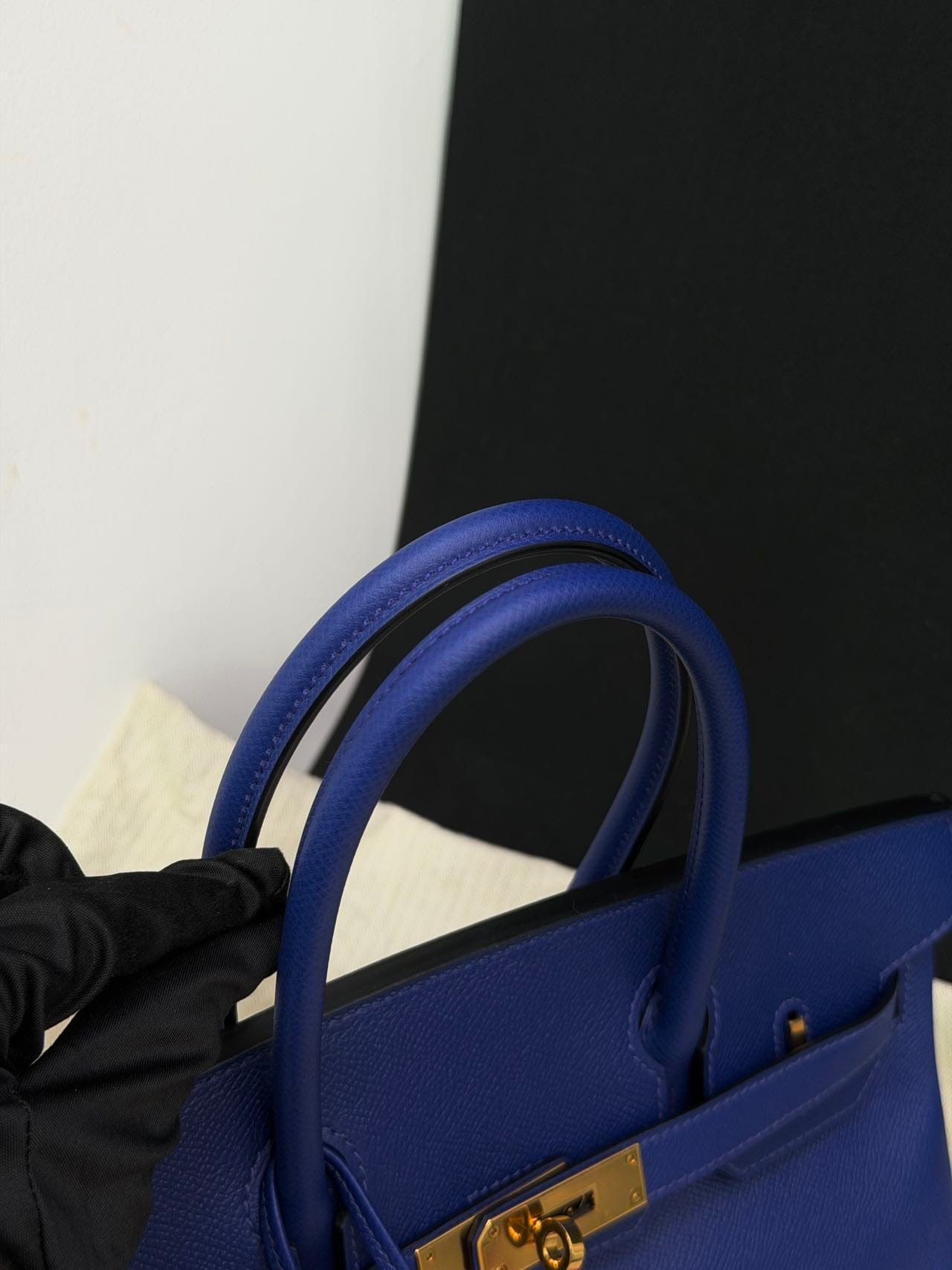 Iconn Boutique Hermès Birkin 30 Epsom Bleu Encre Gold Hardware - Stamp C
