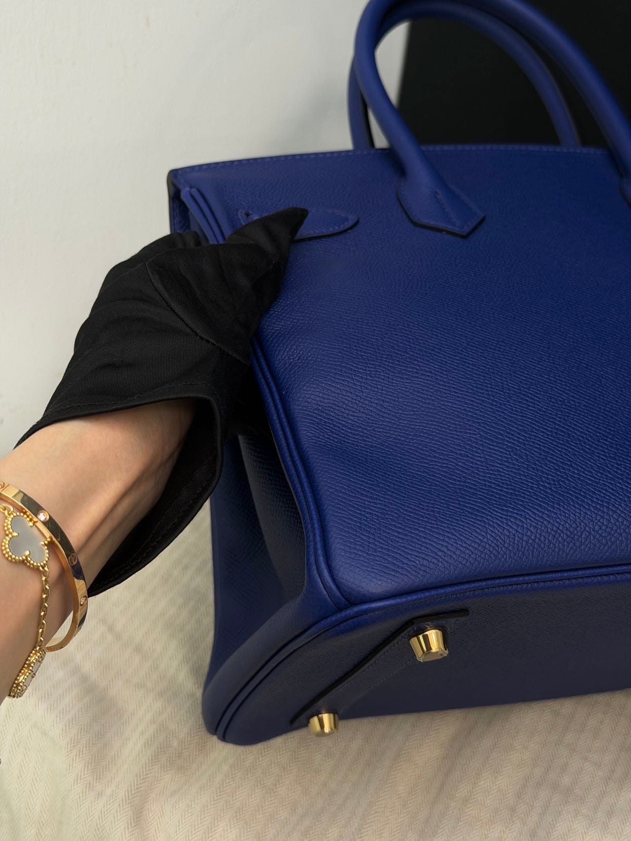 Iconn Boutique Hermès Birkin 30 Epsom Bleu Encre Gold Hardware - Stamp C