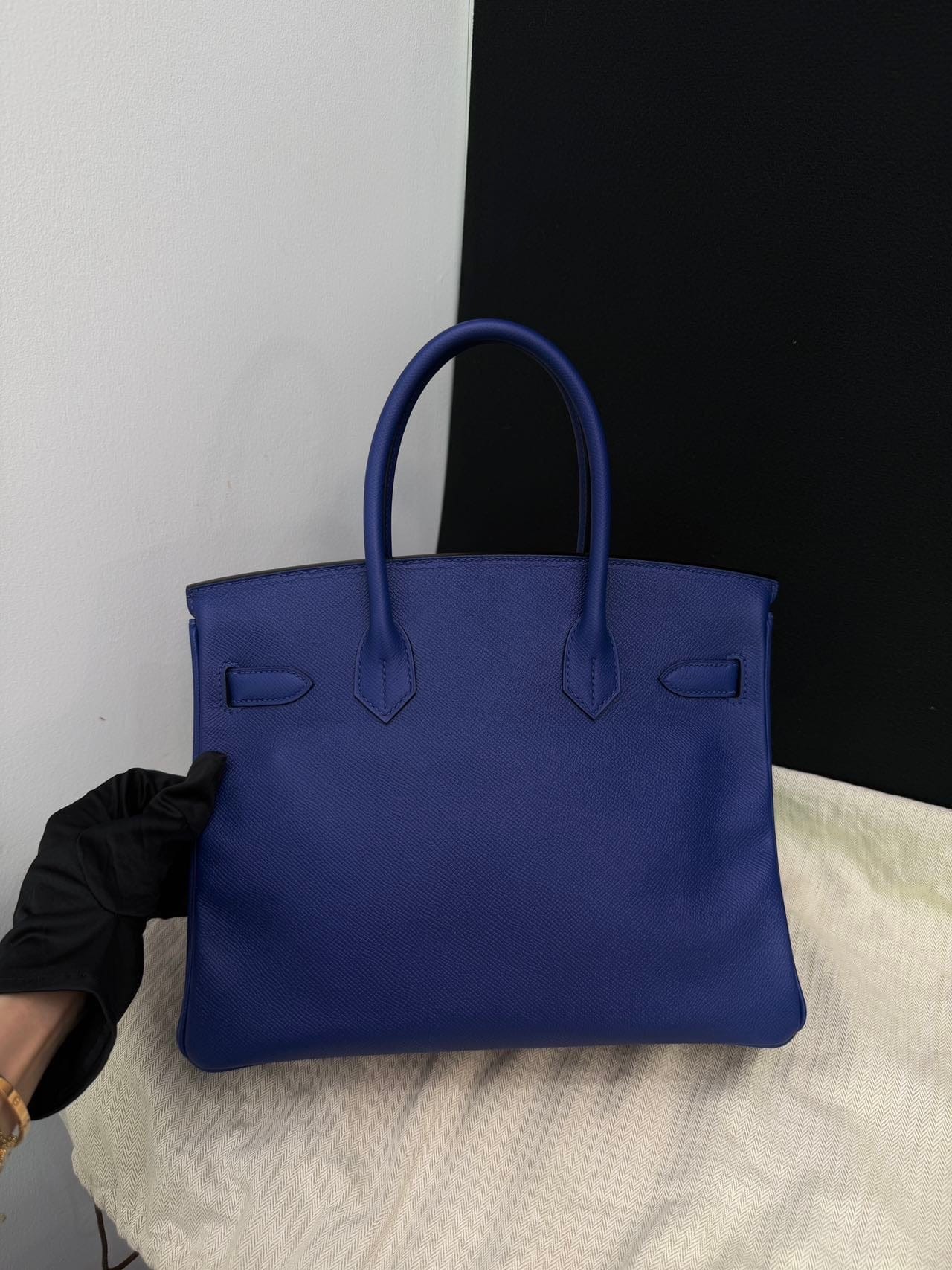 Iconn Boutique Hermès Birkin 30 Epsom Bleu Encre Gold Hardware - Stamp C