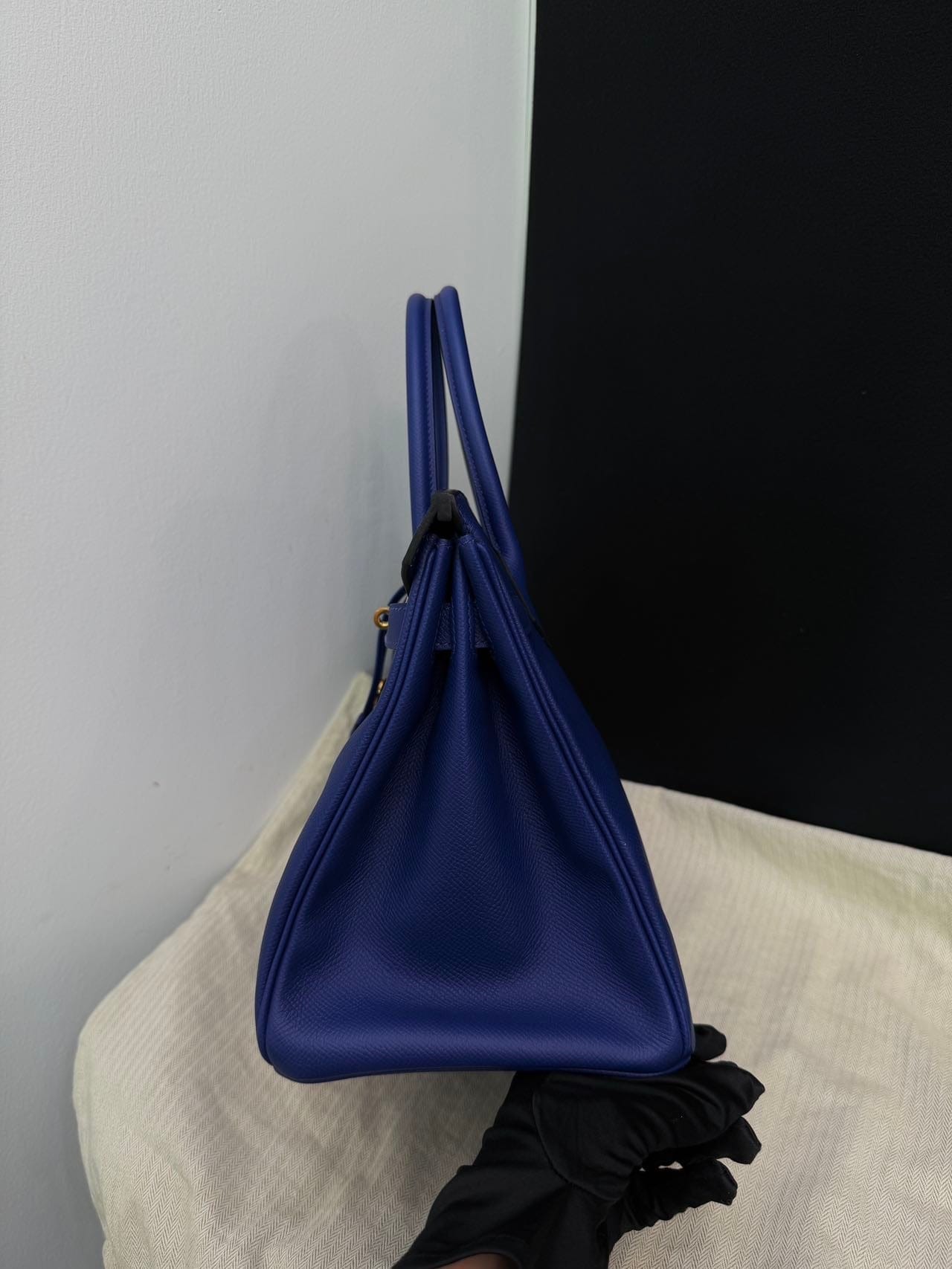 Iconn Boutique Hermès Birkin 30 Epsom Bleu Encre Gold Hardware - Stamp C