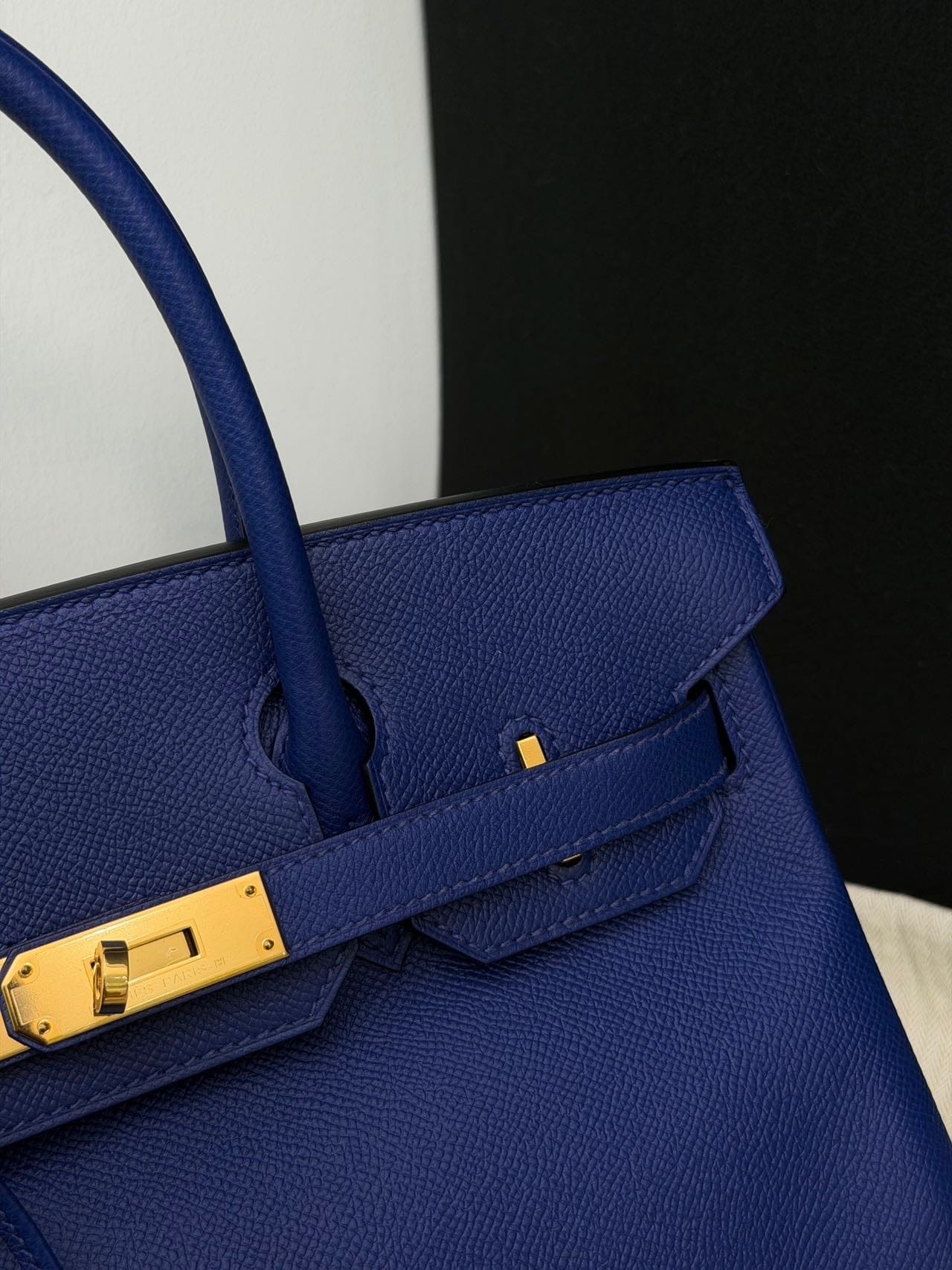 Iconn Boutique Hermès Birkin 30 Epsom Bleu Encre Gold Hardware - Stamp C