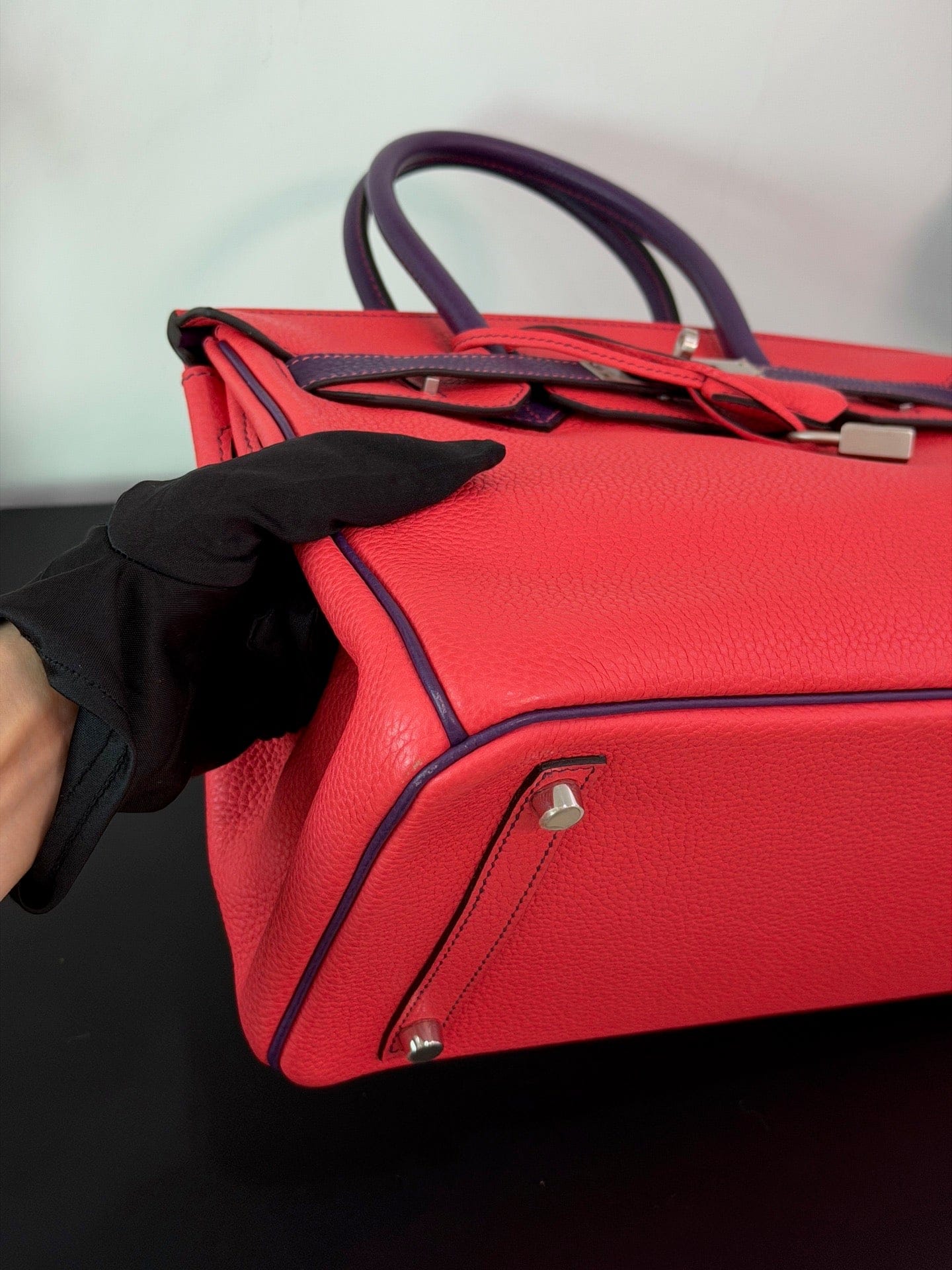 Iconn Boutique Hermès Birkin 30 – Jaipur Pink & Purple (Horseshoe Special Order)