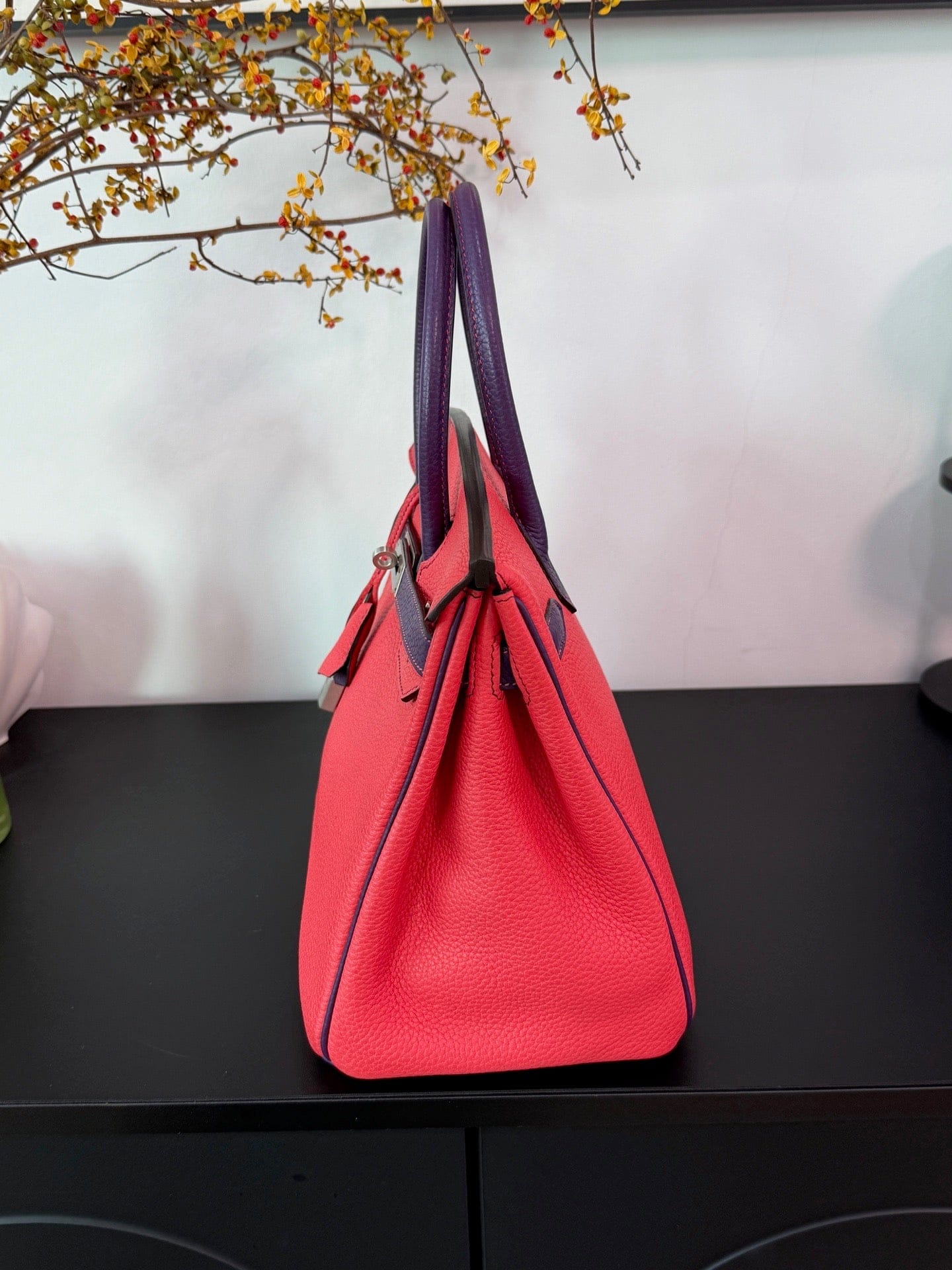 Iconn Boutique Hermès Birkin 30 – Jaipur Pink & Purple (Horseshoe Special Order)