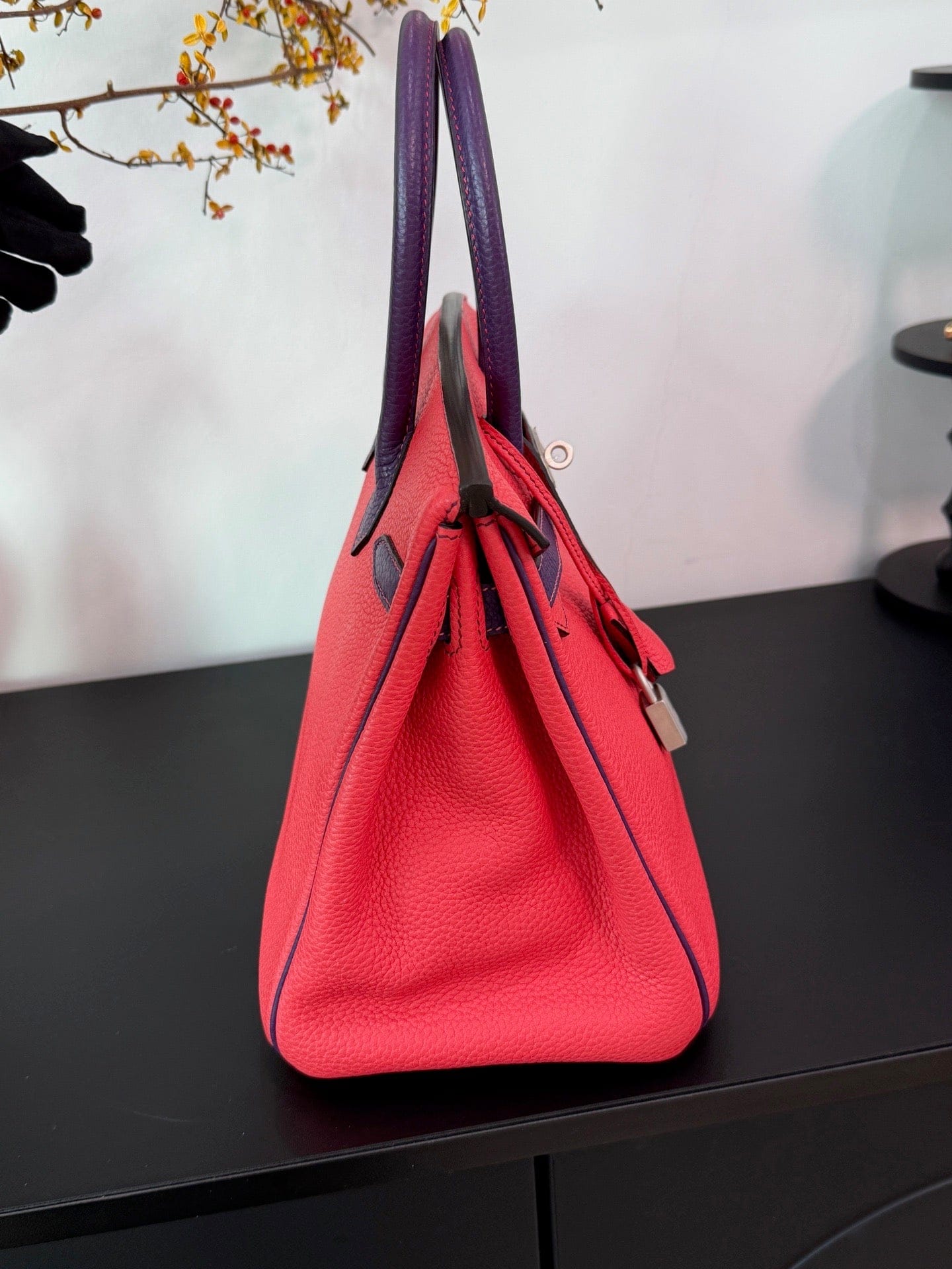Iconn Boutique Hermès Birkin 30 – Jaipur Pink & Purple (Horseshoe Special Order)