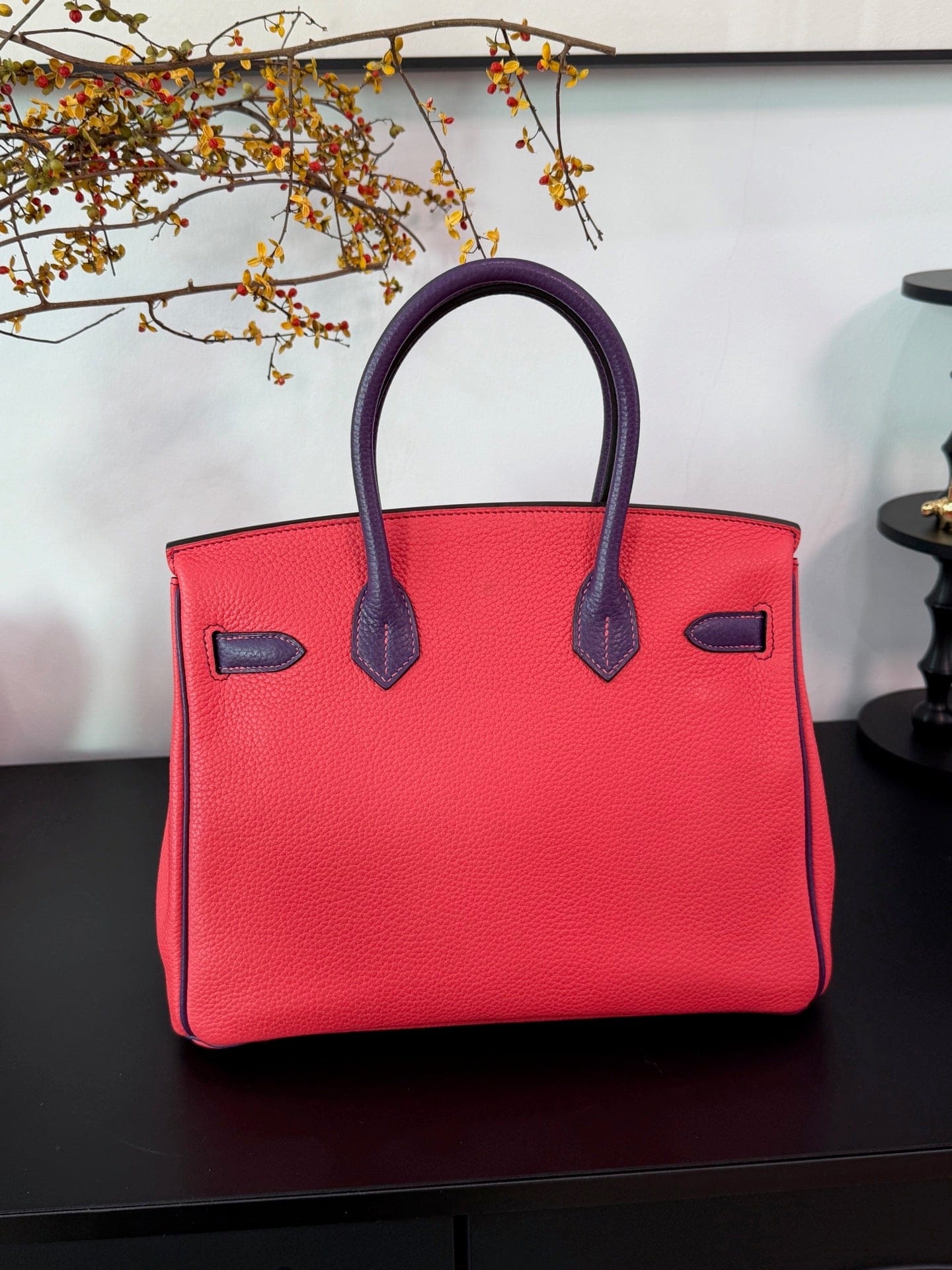 Iconn Boutique Hermès Birkin 30 – Jaipur Pink & Purple (Horseshoe Special Order)