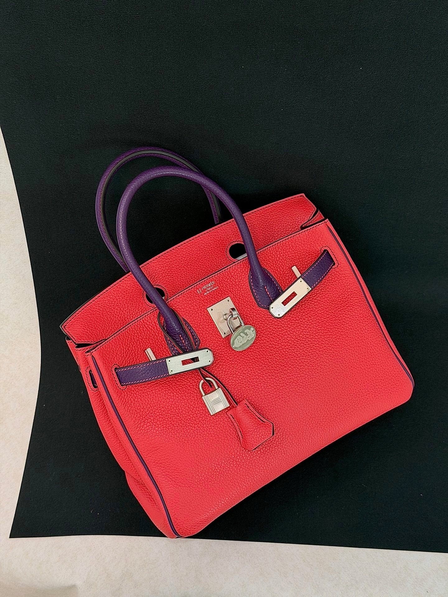 Iconn Boutique Hermès Birkin 30 – Jaipur Pink & Purple (Horseshoe Special Order)