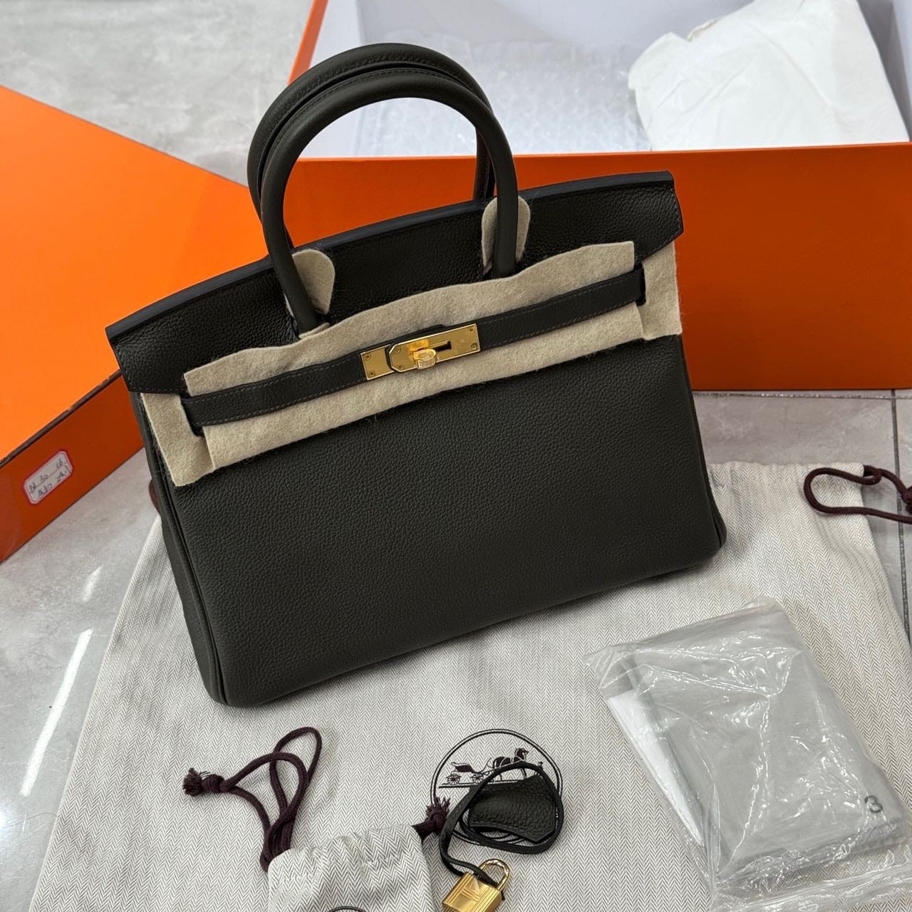 Hermès Birkin 30 Togo Vert C6 Gold Hardware -Stamp Z