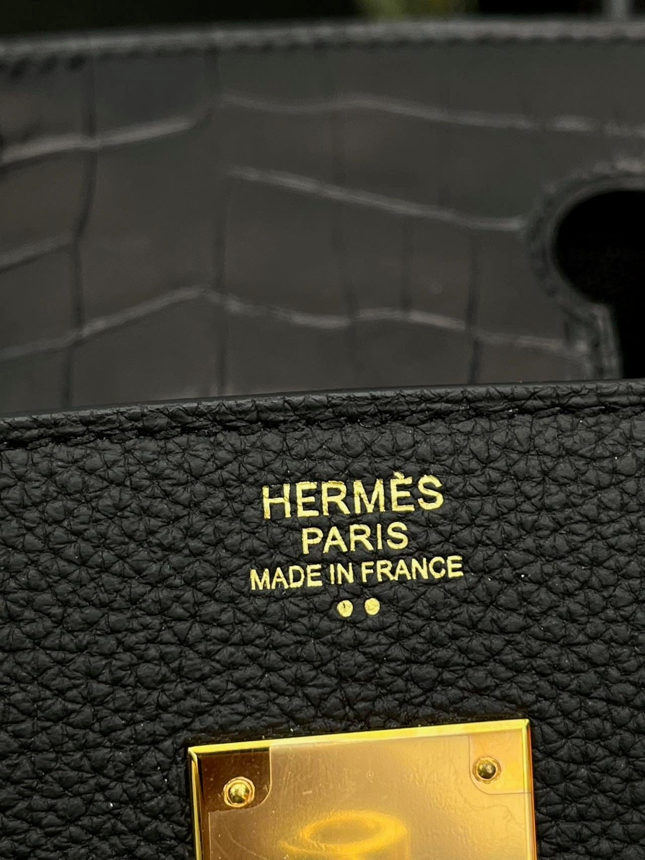 Iconn Boutique Hermes Birkin 30 Touch Togo leather with exotic leather trim (Touch)-Stamp Z