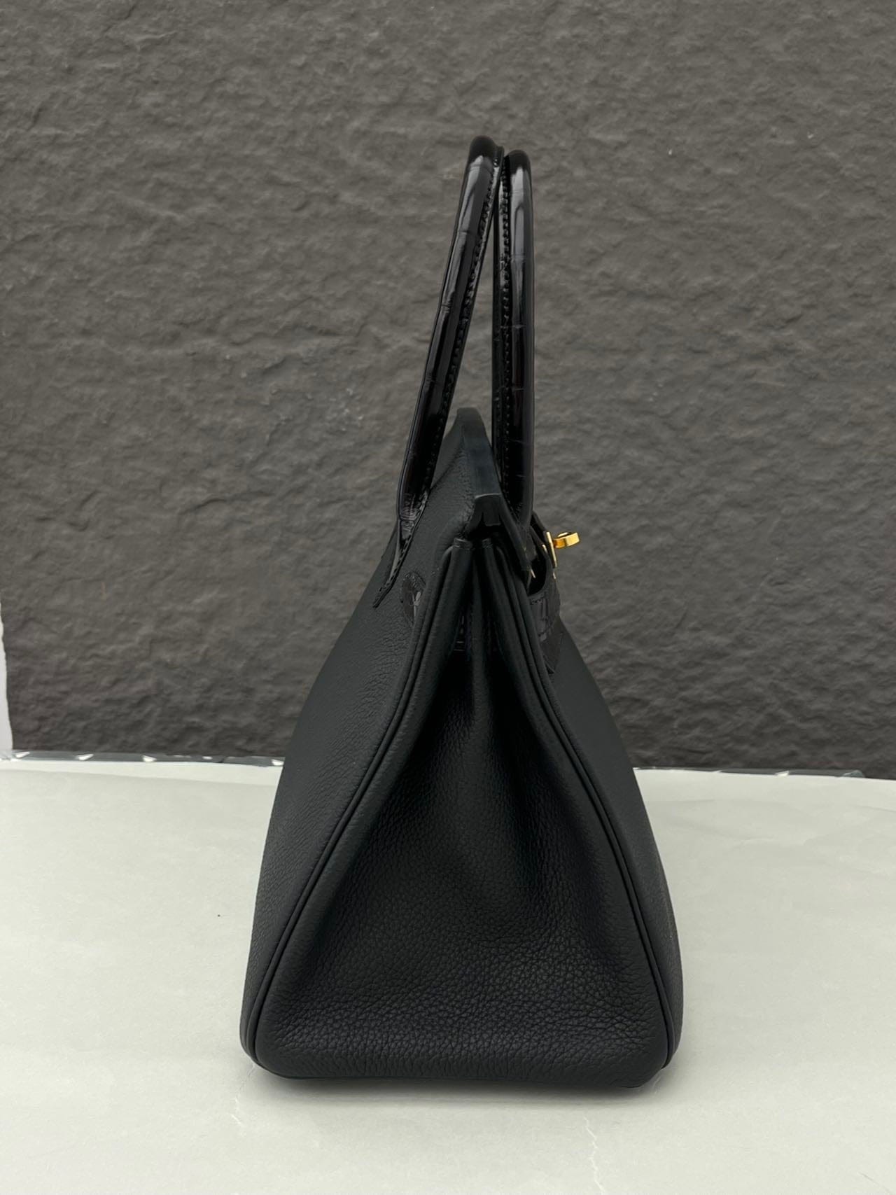 Iconn Boutique Hermes Birkin 30 Touch Togo leather with exotic leather trim (Touch)-Stamp Z