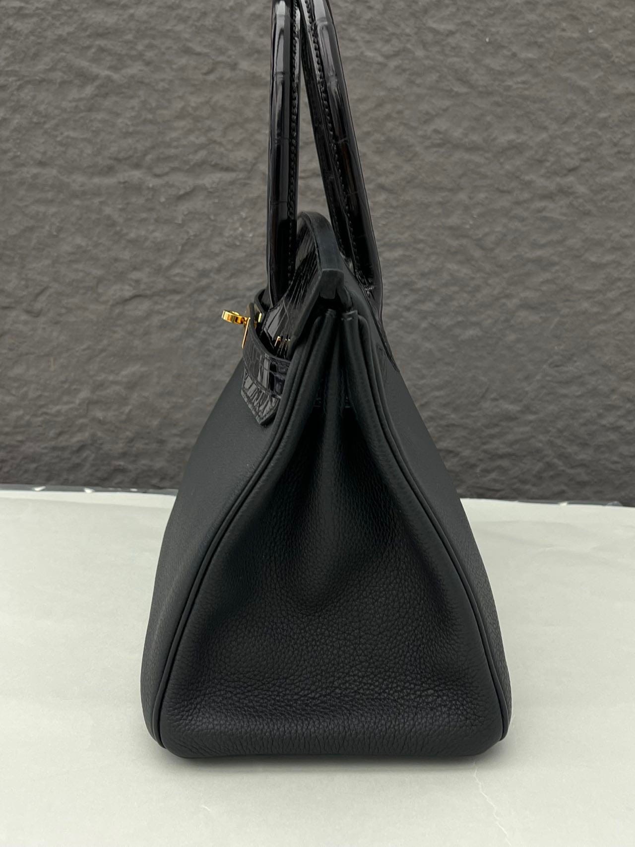 Iconn Boutique Hermes Birkin 30 Touch Togo leather with exotic leather trim (Touch)-Stamp Z