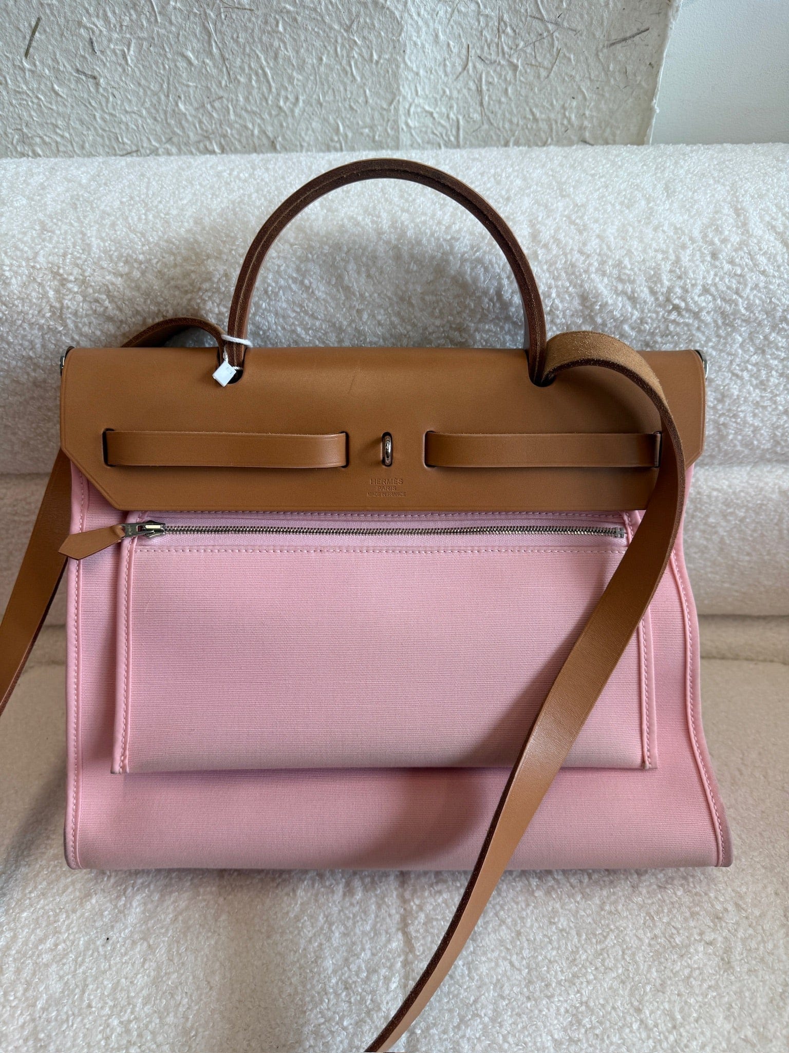 Iconn Boutique Hermes Herbag Zip 31 cherry blossom pink