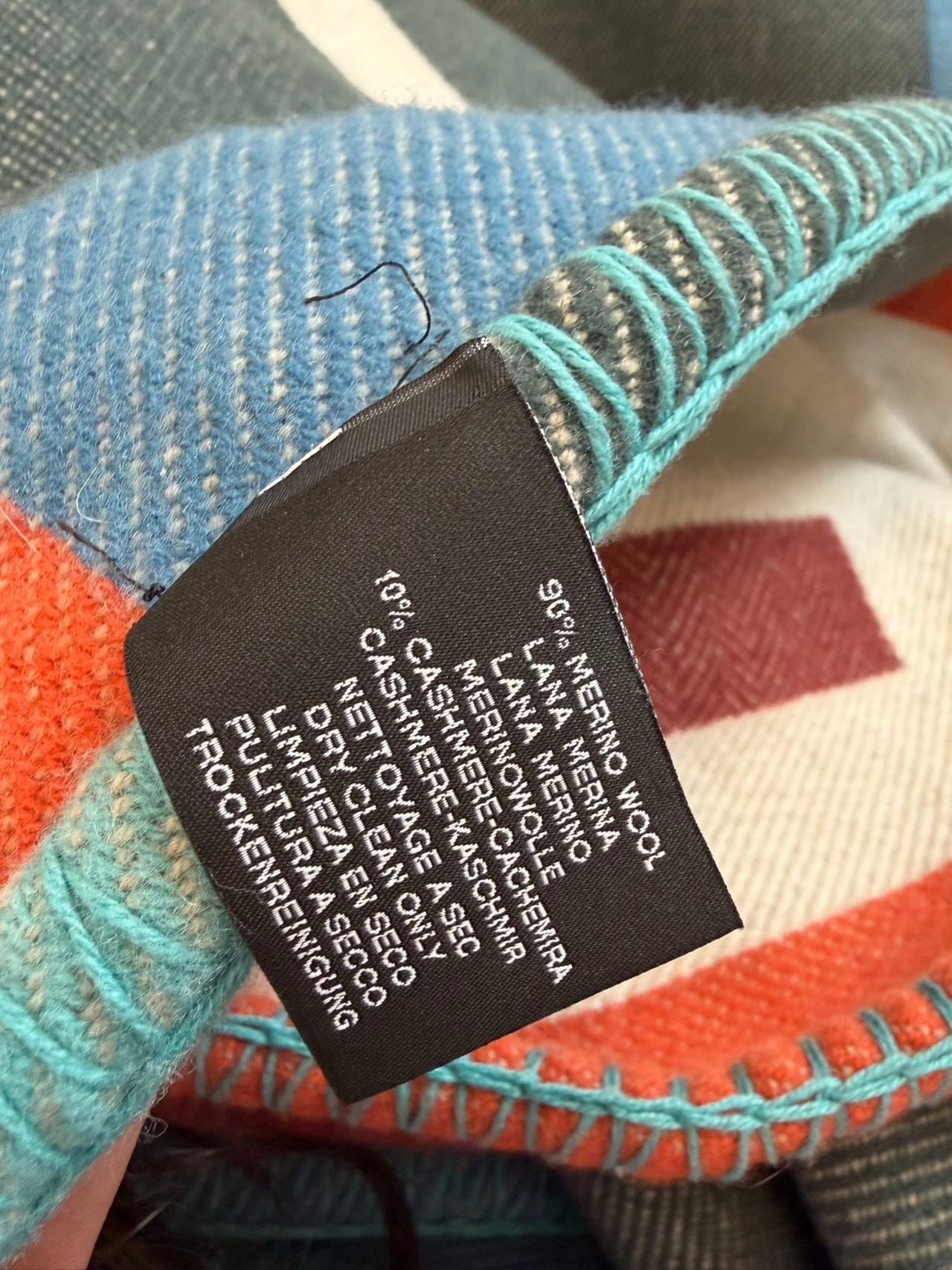 Iconn Boutique Hermes HI blanket écru / cyprès