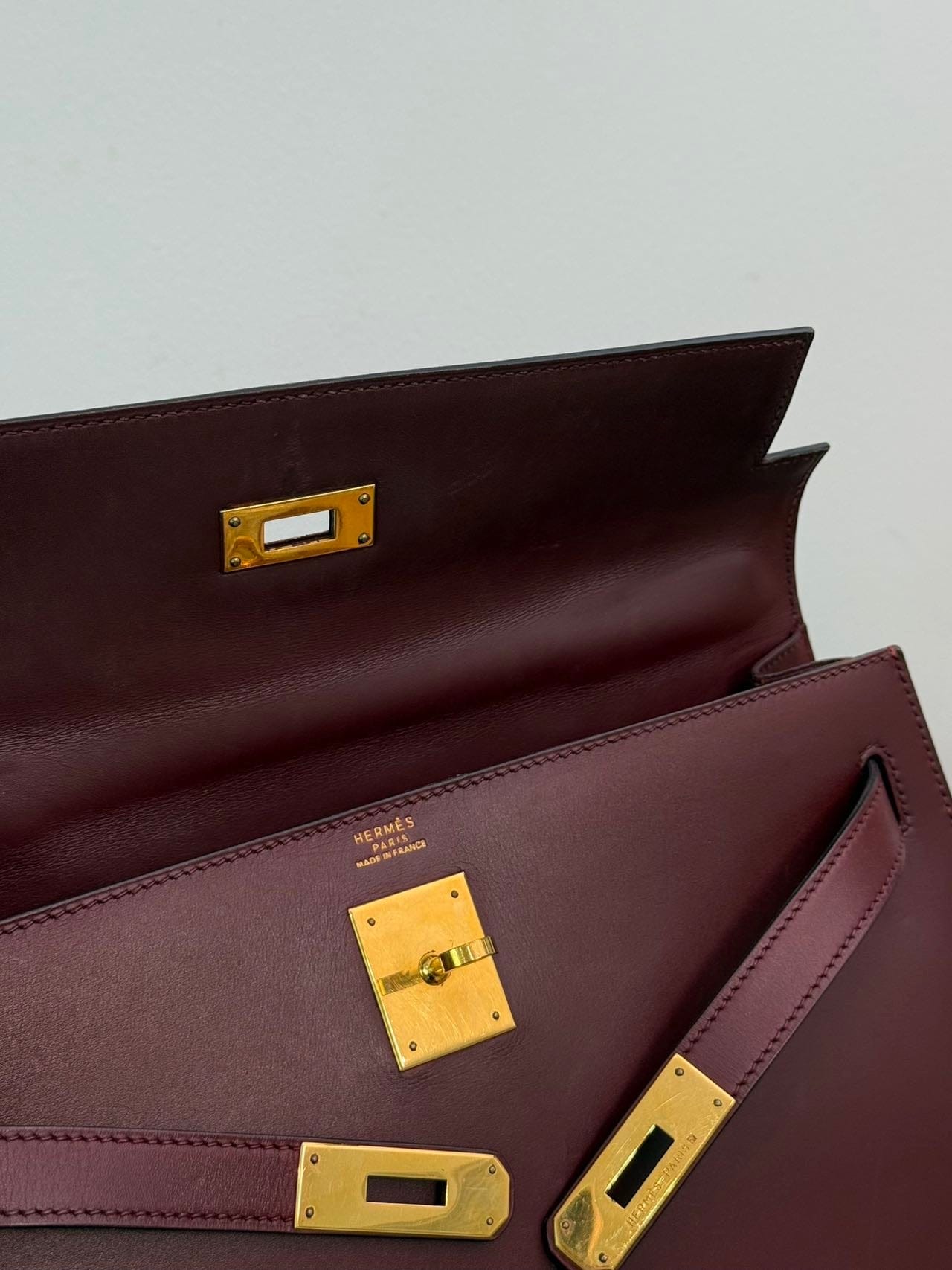 Iconn Boutique Hermès Kelly 32 Bordeaux GHW