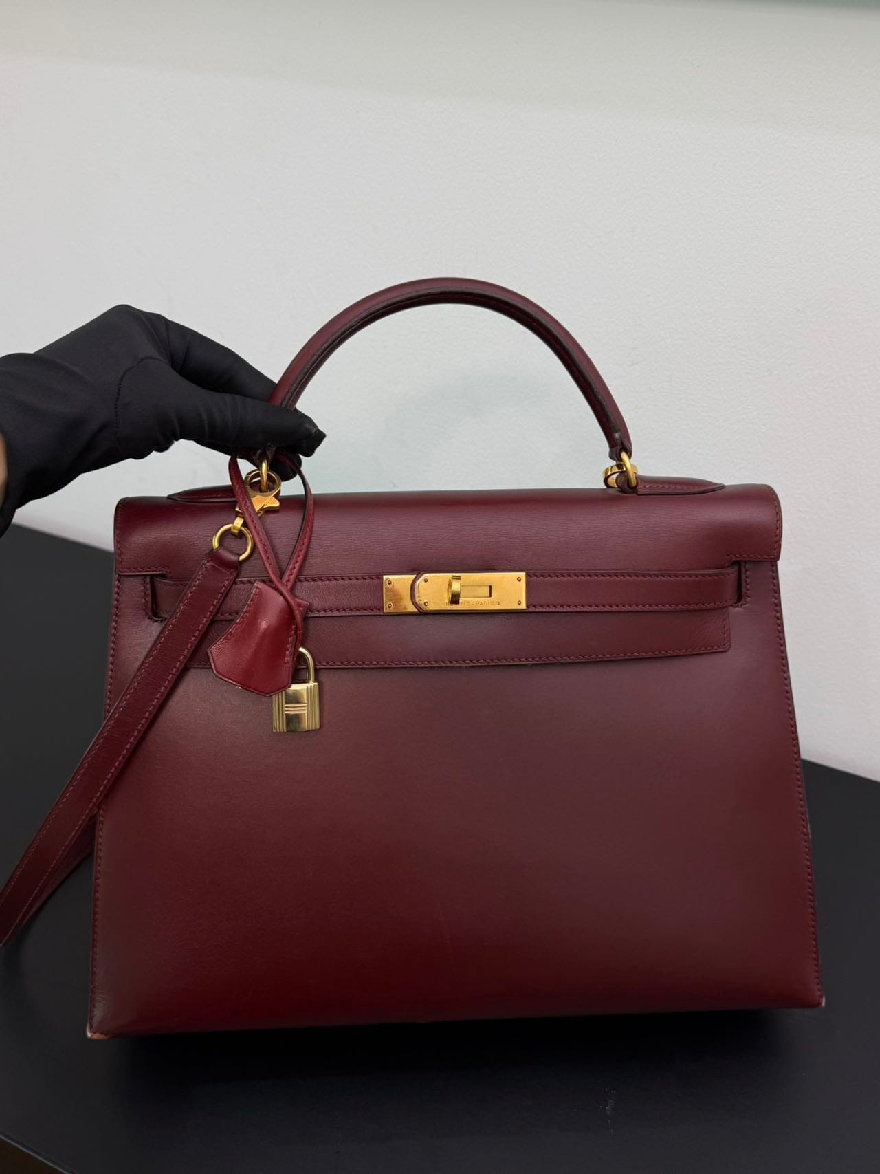 Iconn Boutique Hermès Kelly 32 Bordeaux GHW