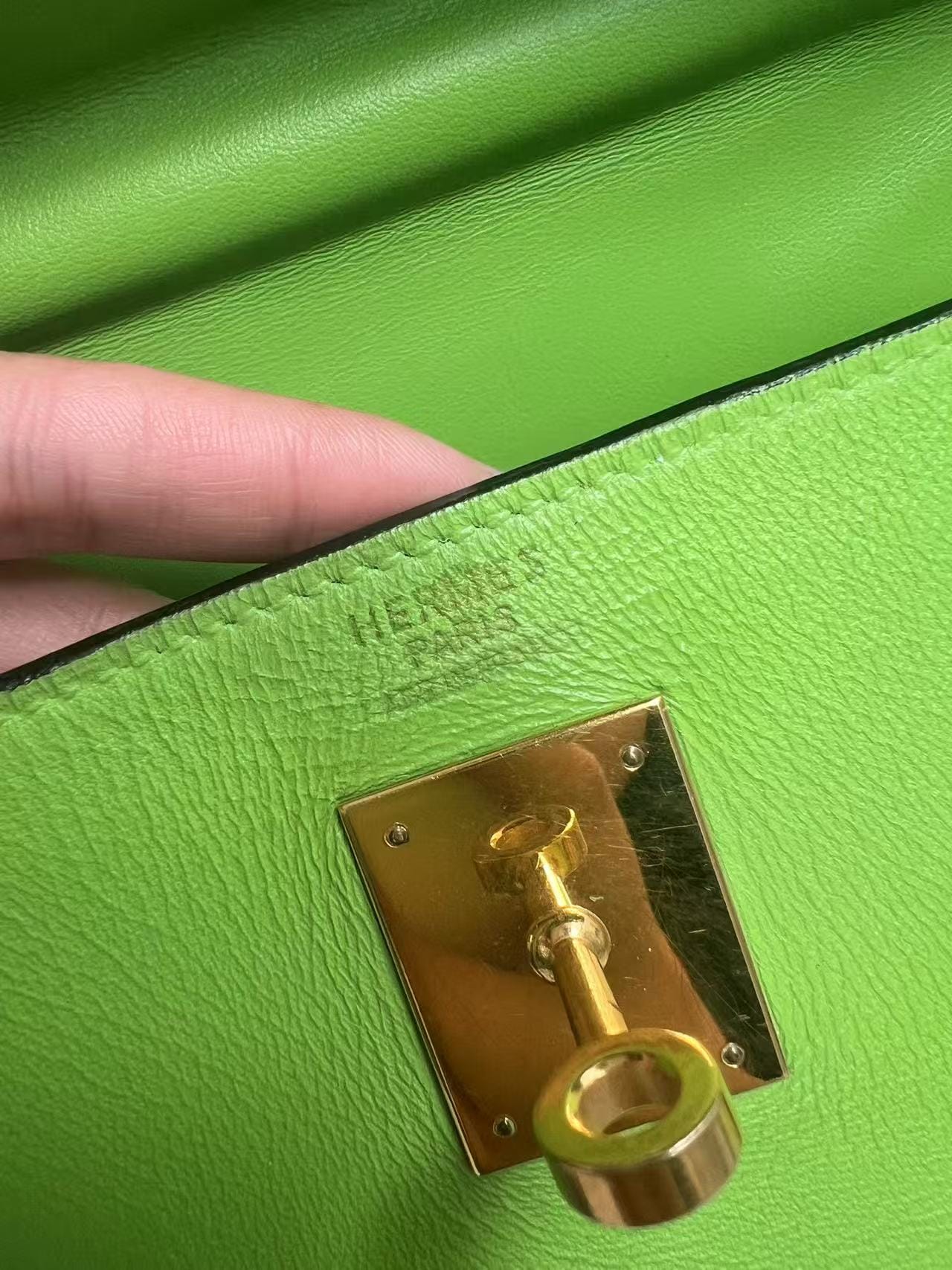 Iconn Boutique Hermès Kelly 35 Green GHW Square B