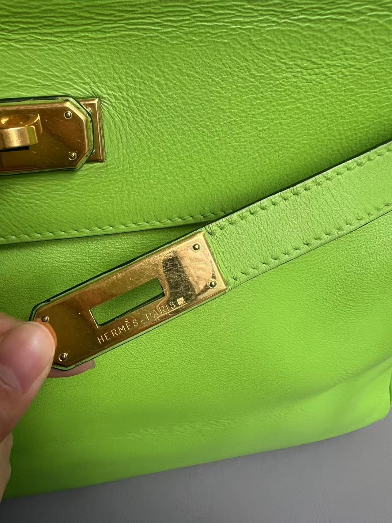 Iconn Boutique Hermès Kelly 35 Green GHW Square B