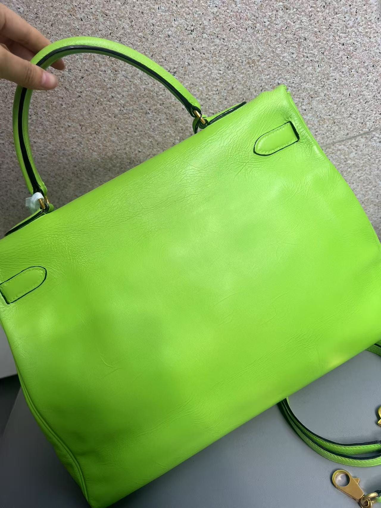 Iconn Boutique Hermès Kelly 35 Green GHW Square B