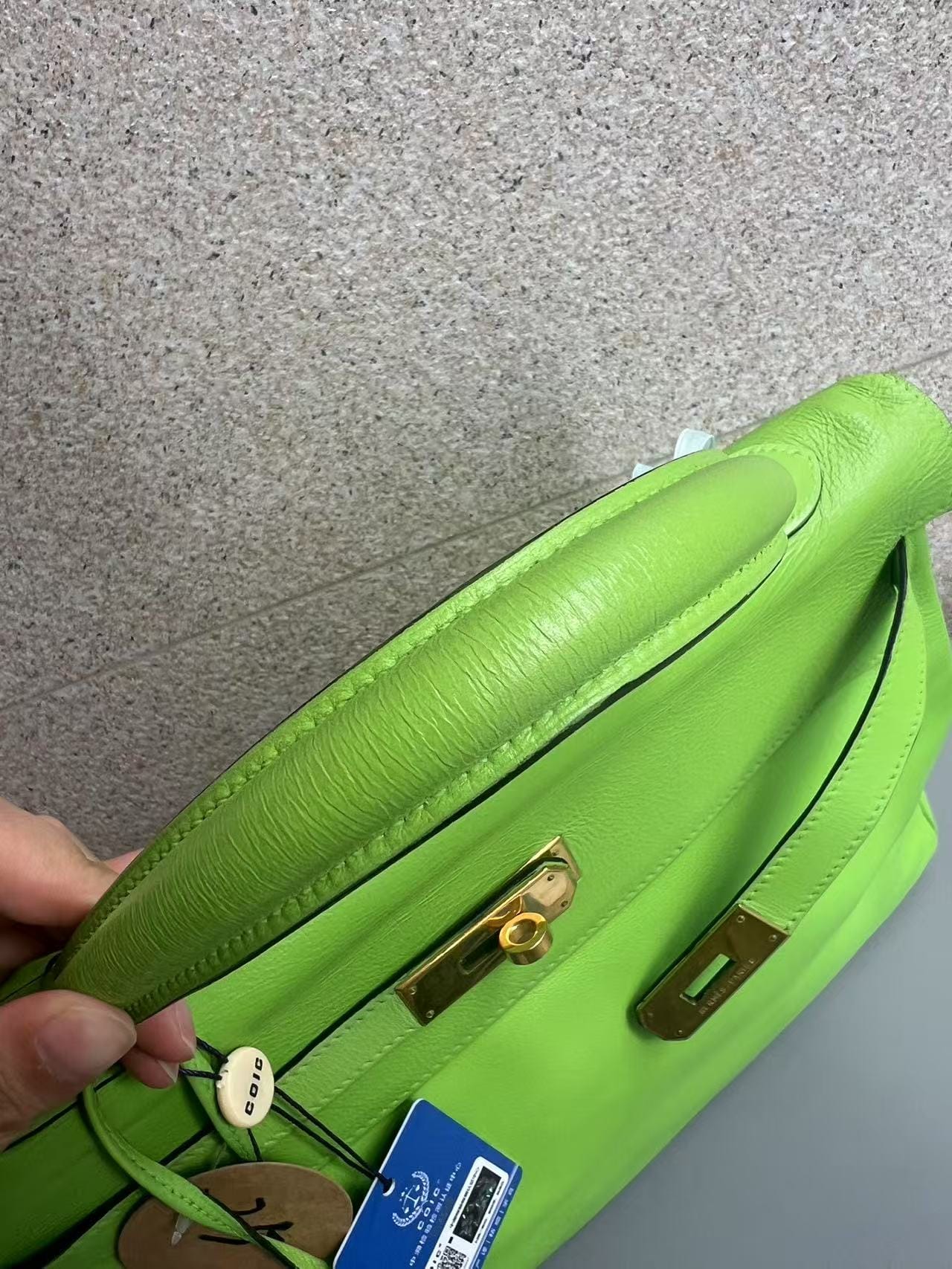 Iconn Boutique Hermès Kelly 35 Green GHW Square B