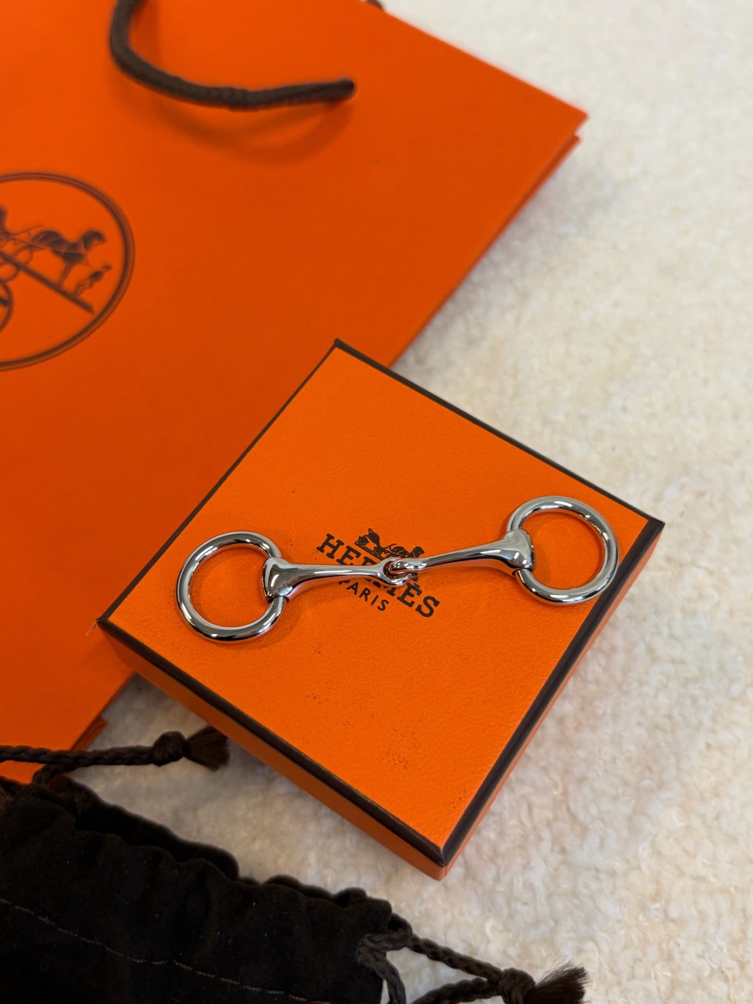 Hermès Mini Mors twilly ring