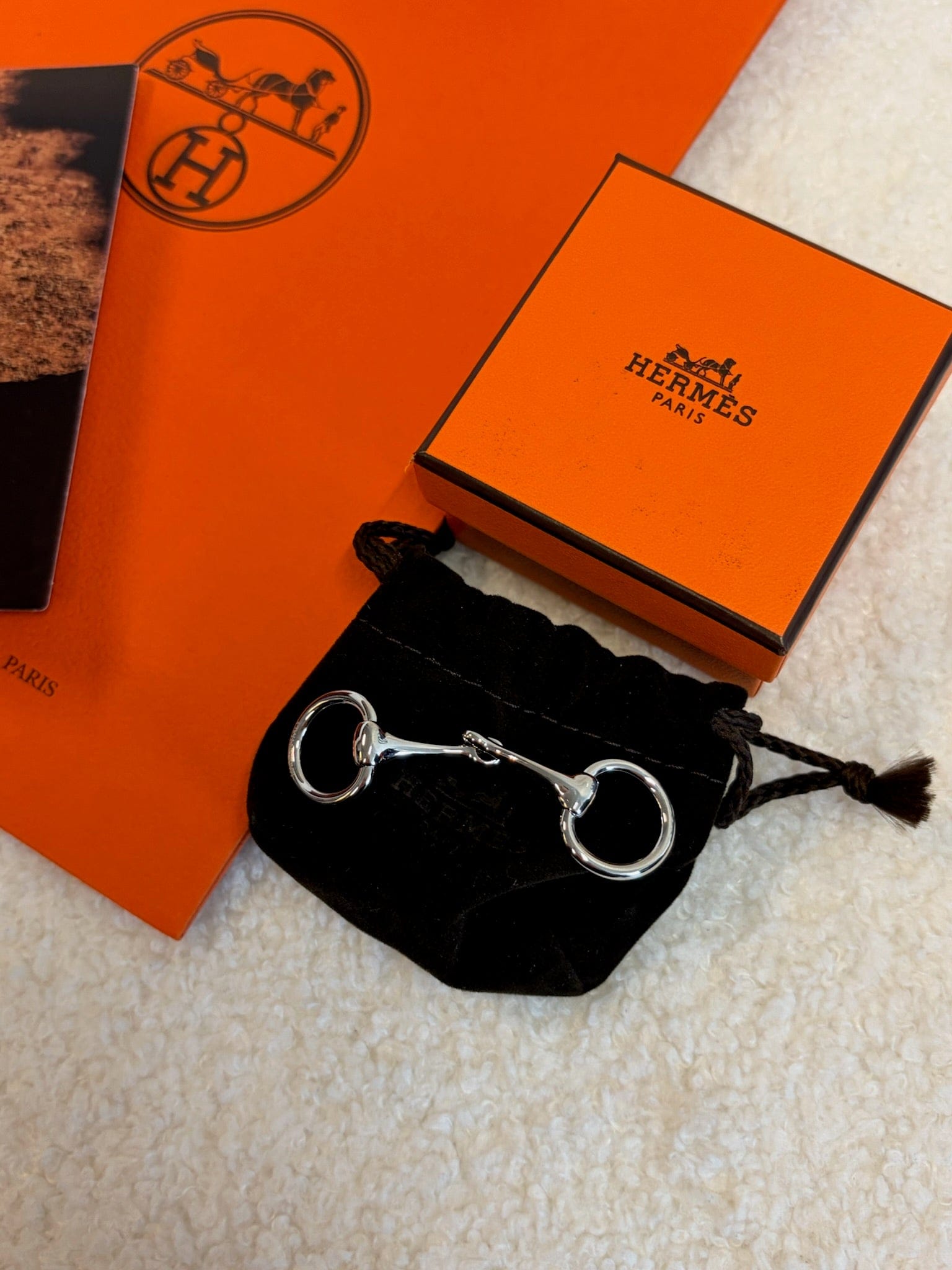 Hermès Mini Mors twilly ring