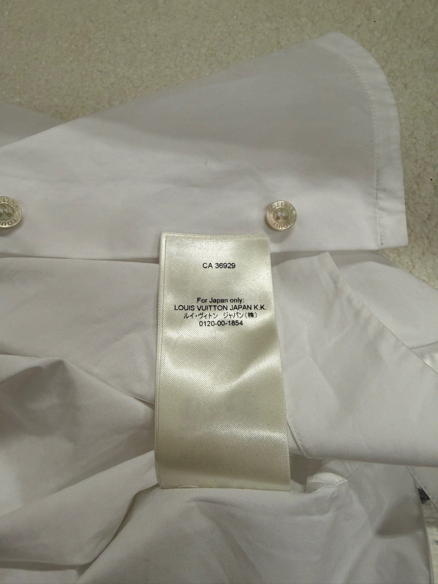 Iconn Boutique Louis Vuitton 2021 SS Monogram Hem Shirt | 100% Cotton | Regular Fit