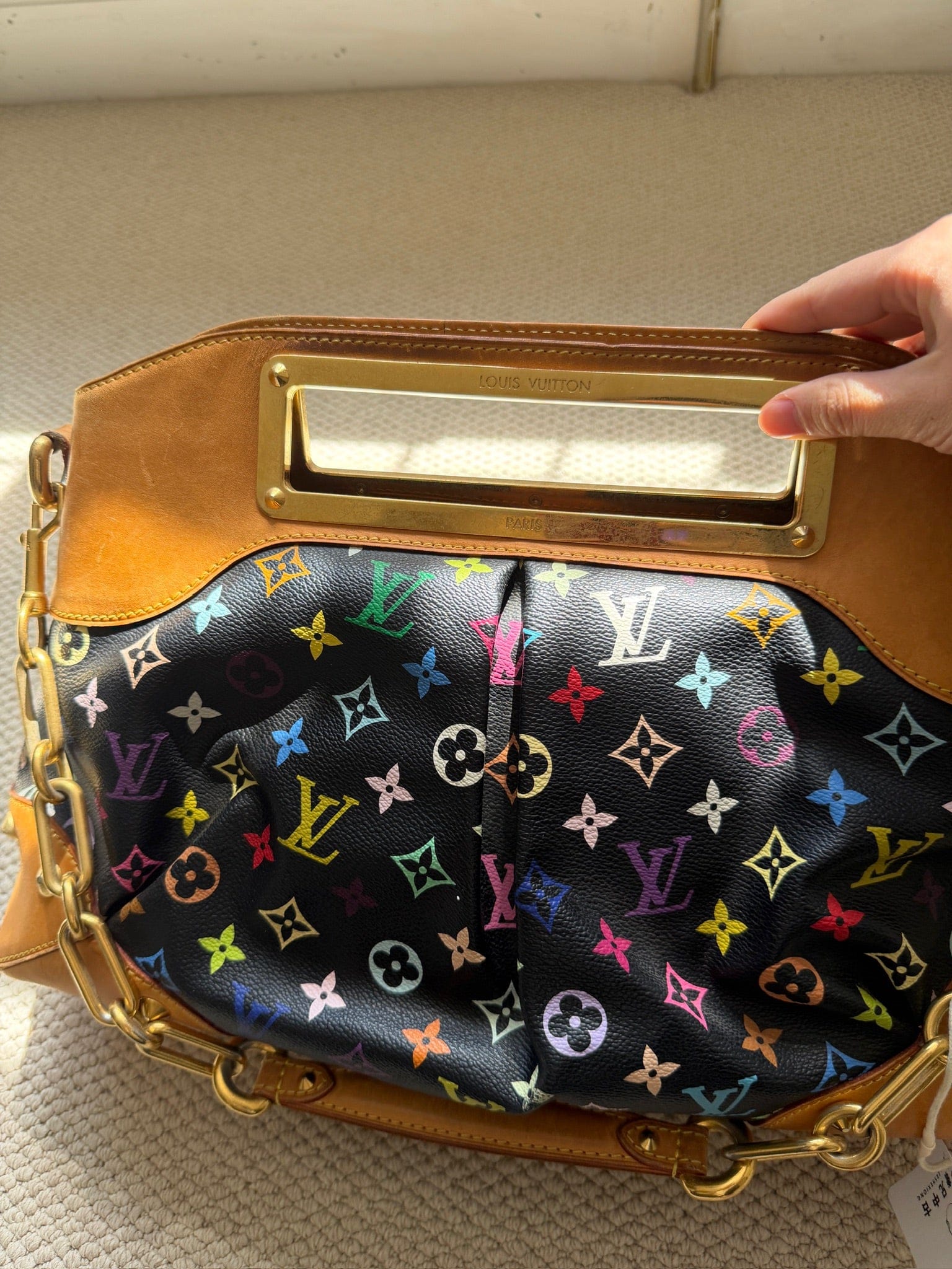 Iconn Boutique Louis Vuitton Judy PM Multicolore Noir Shoulder Bag