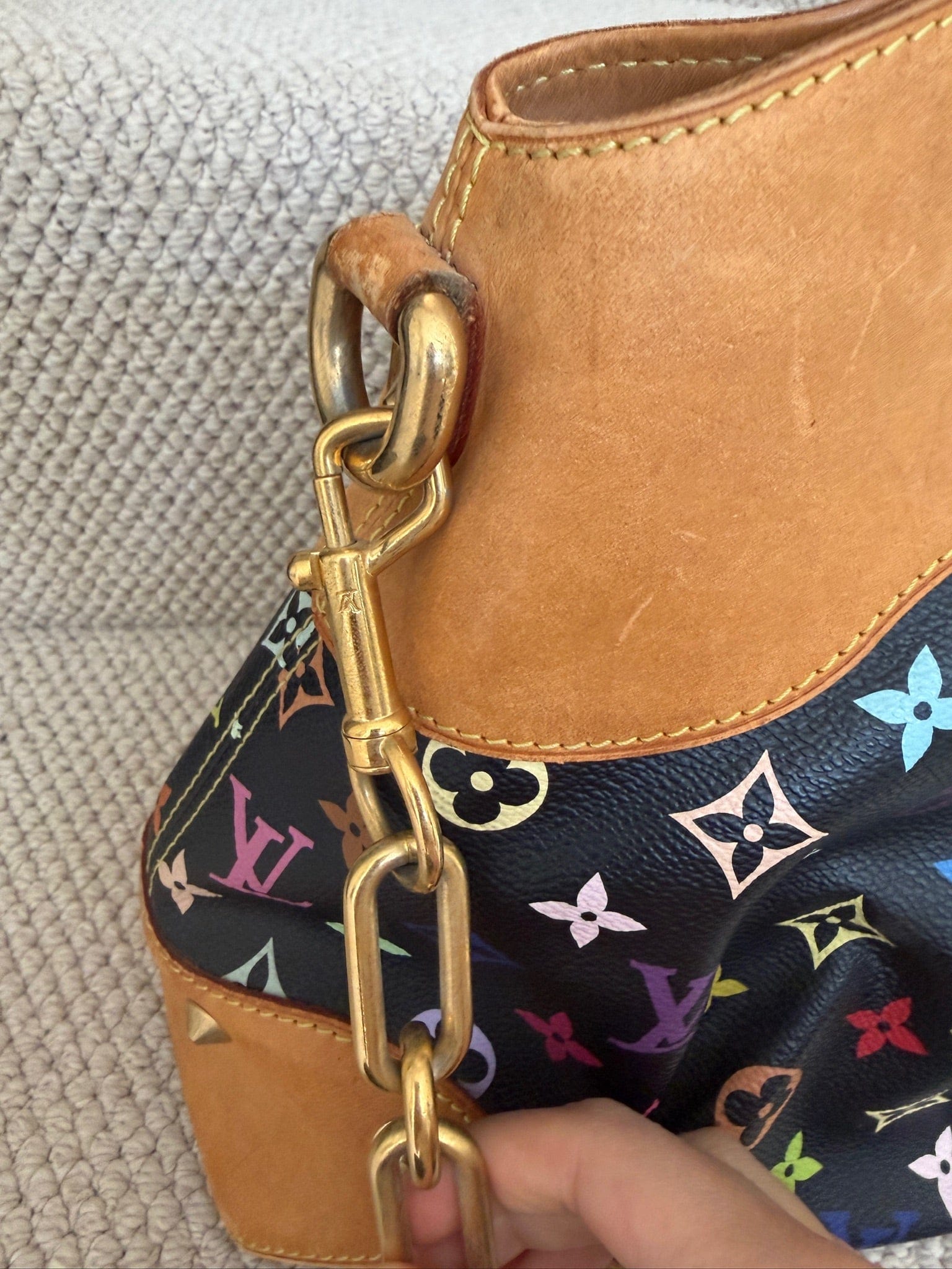 Iconn Boutique Louis Vuitton Judy PM Multicolore Noir Shoulder Bag