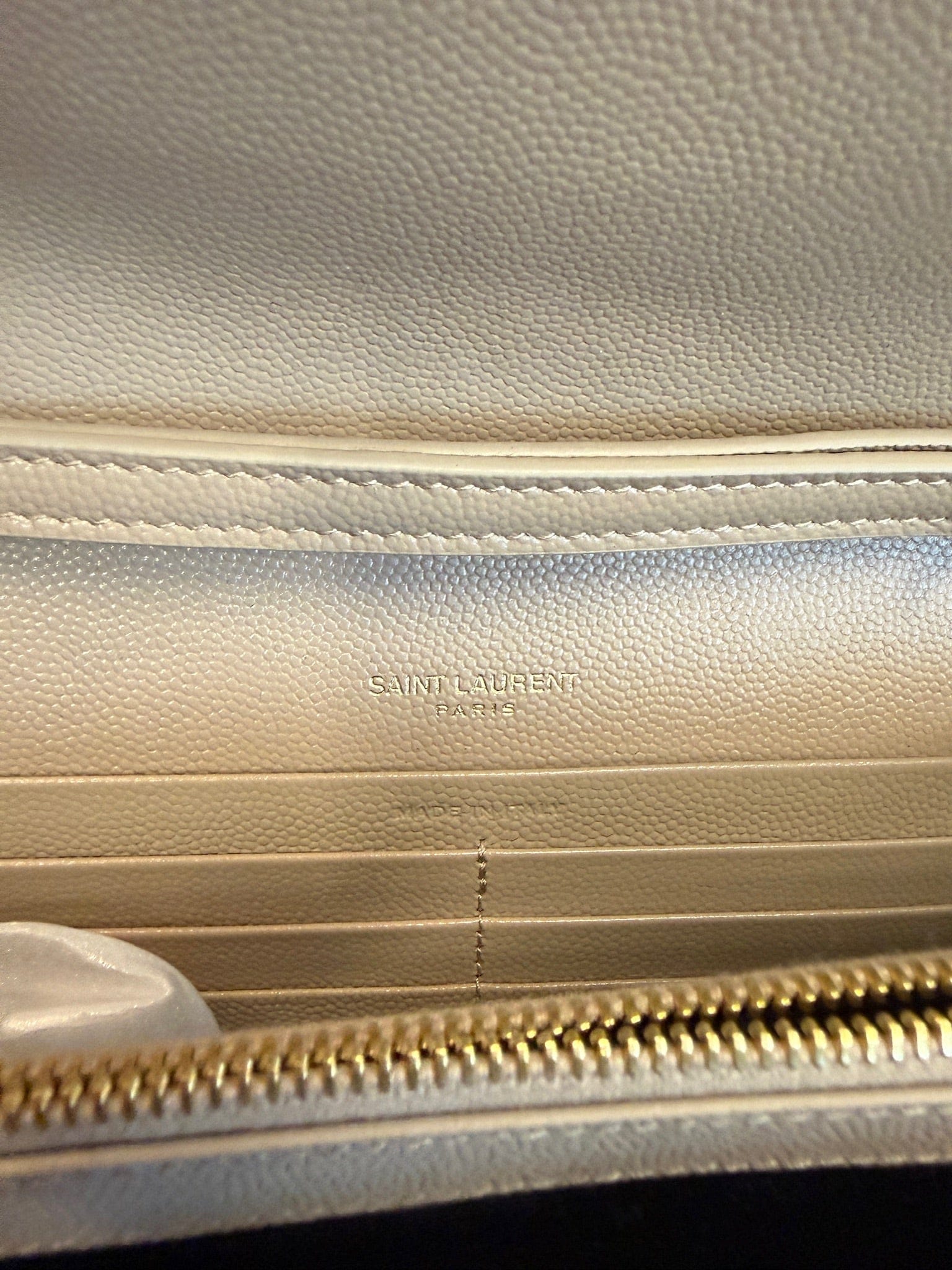 Iconn Boutique Saint Laurent Monogram Envelope Wallet on Chain / Large