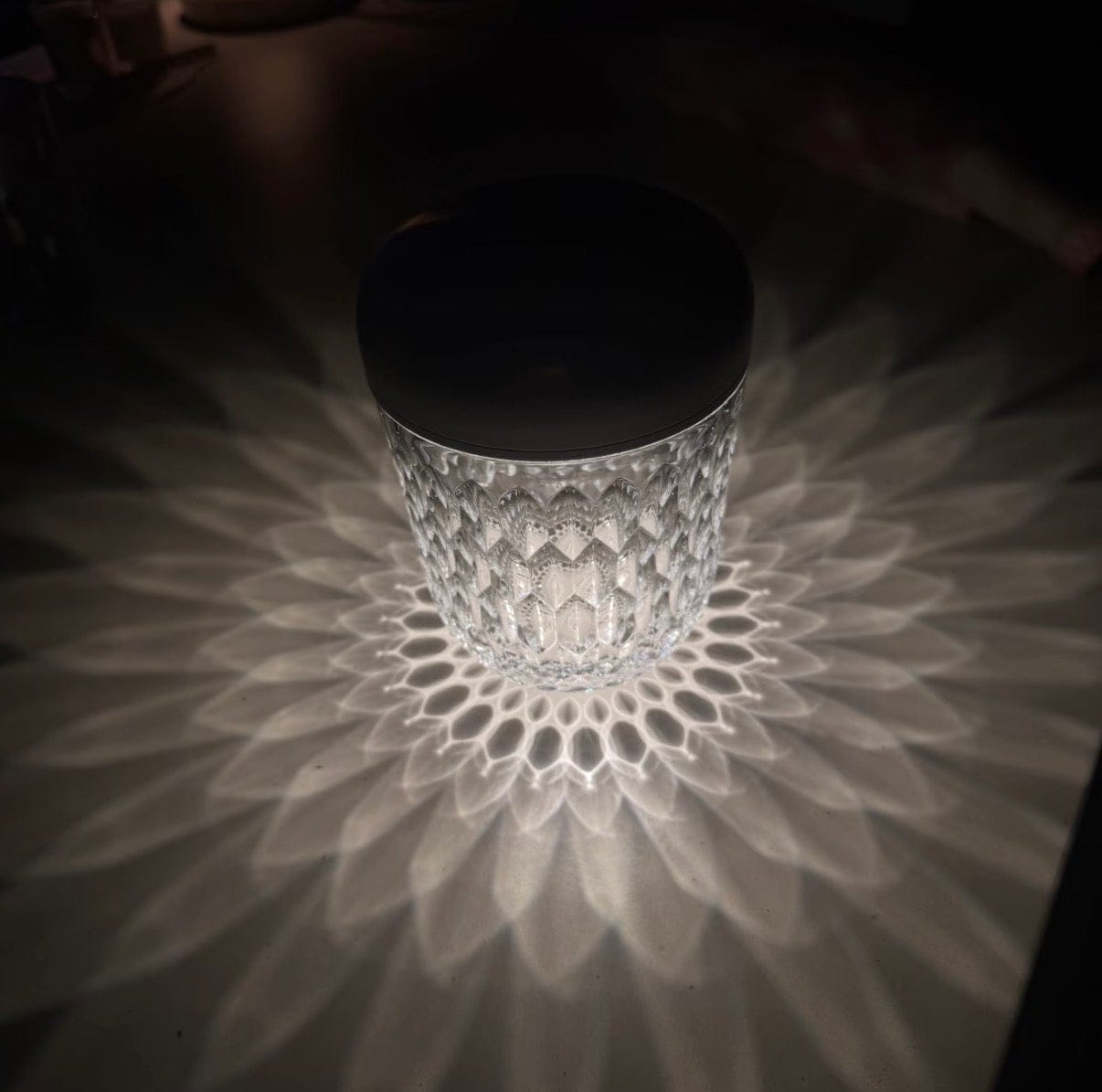 Iconn Boutique Saint-Louis Crystal Tumbler - Silver Rim