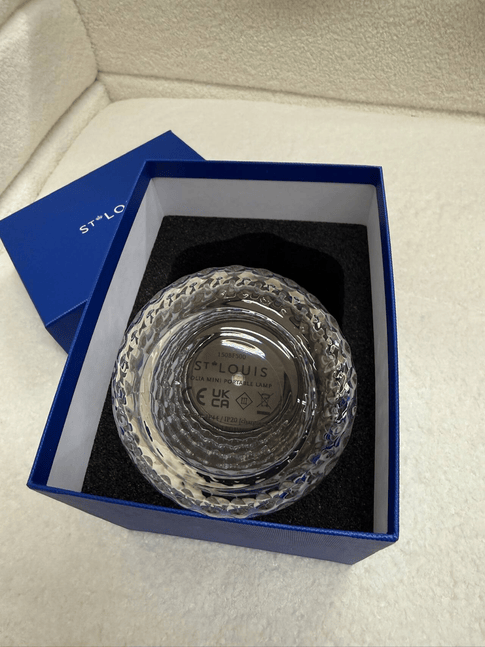 Iconn Boutique Saint-Louis Crystal Tumbler - Silver Rim