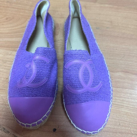 116A. Chanel Purple Espadrilles - Size 35