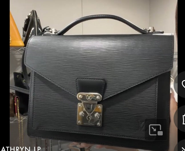 LOUIS VUITTON Epi Monceau Black M52122 B0710KPYFK