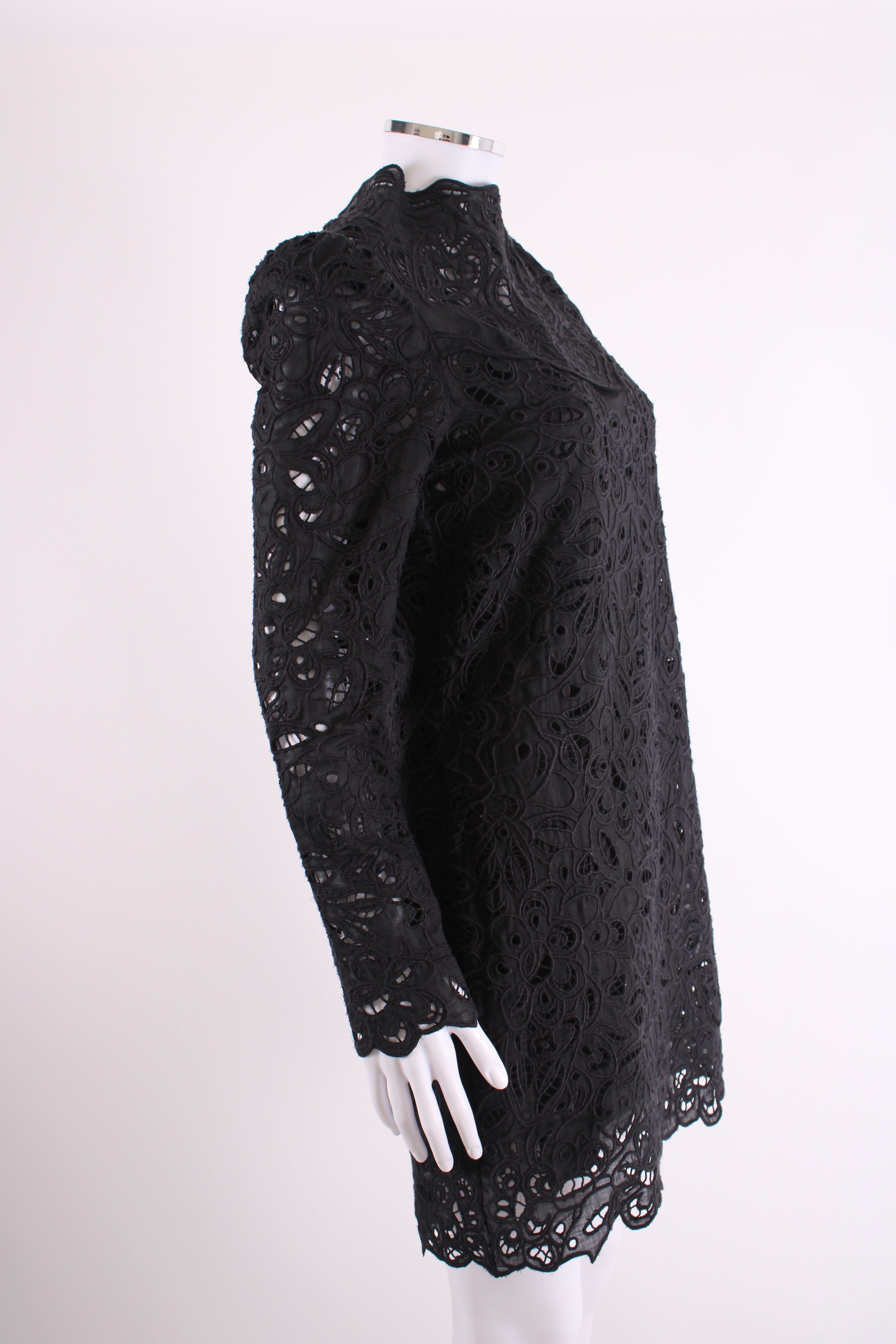 Isabel Marant Isabel Marant L/S Lace Dress Black 8