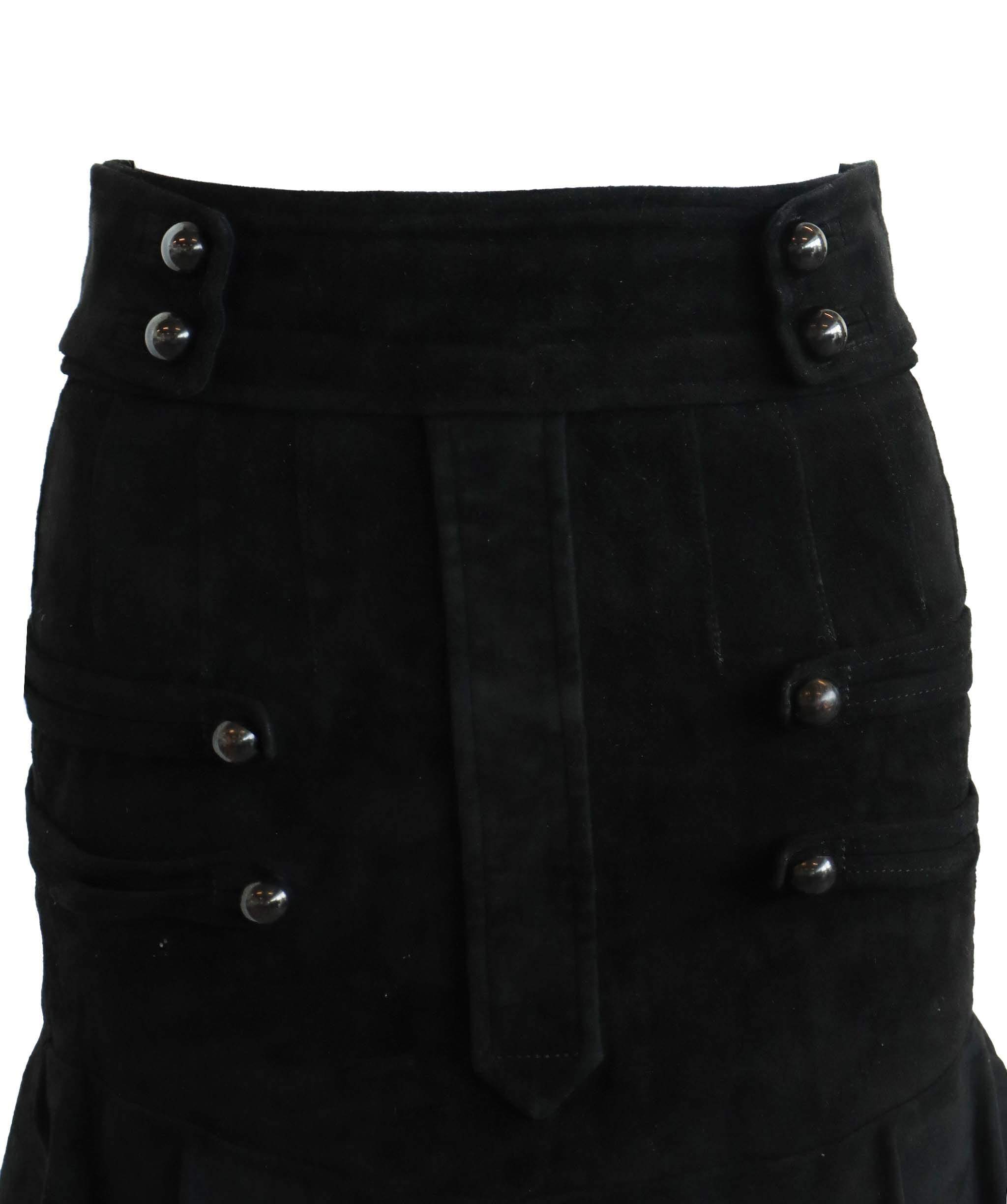 Isabel Marant ISABEL MARANT SUEDE BLACK BLACK SIZE 34 ASC7260