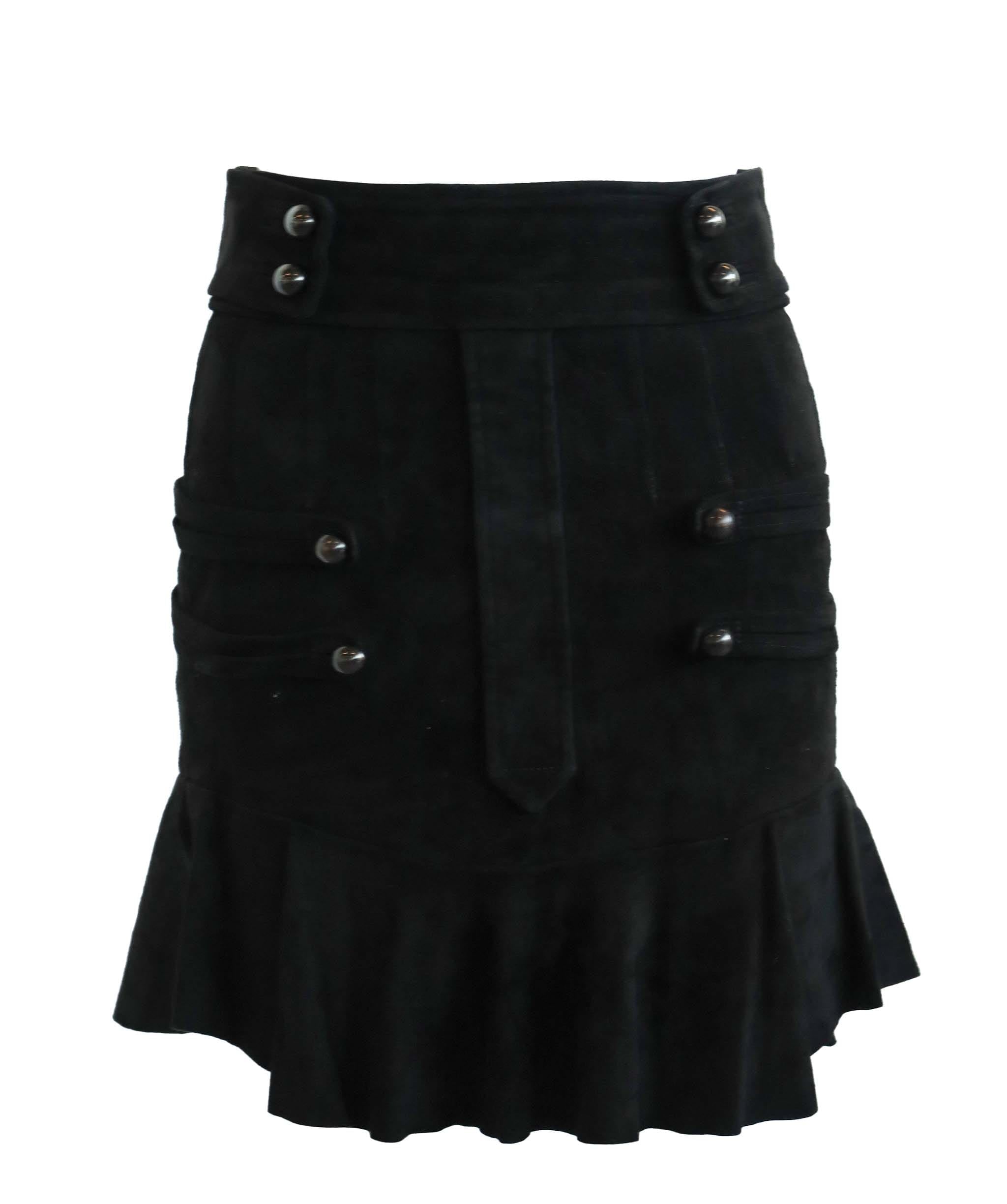 Isabel Marant ISABEL MARANT SUEDE BLACK BLACK SIZE 34 ASC7260