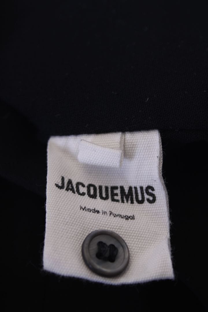 Jacquemus Jacquemus L/S Low V Neck Blouse Black 6