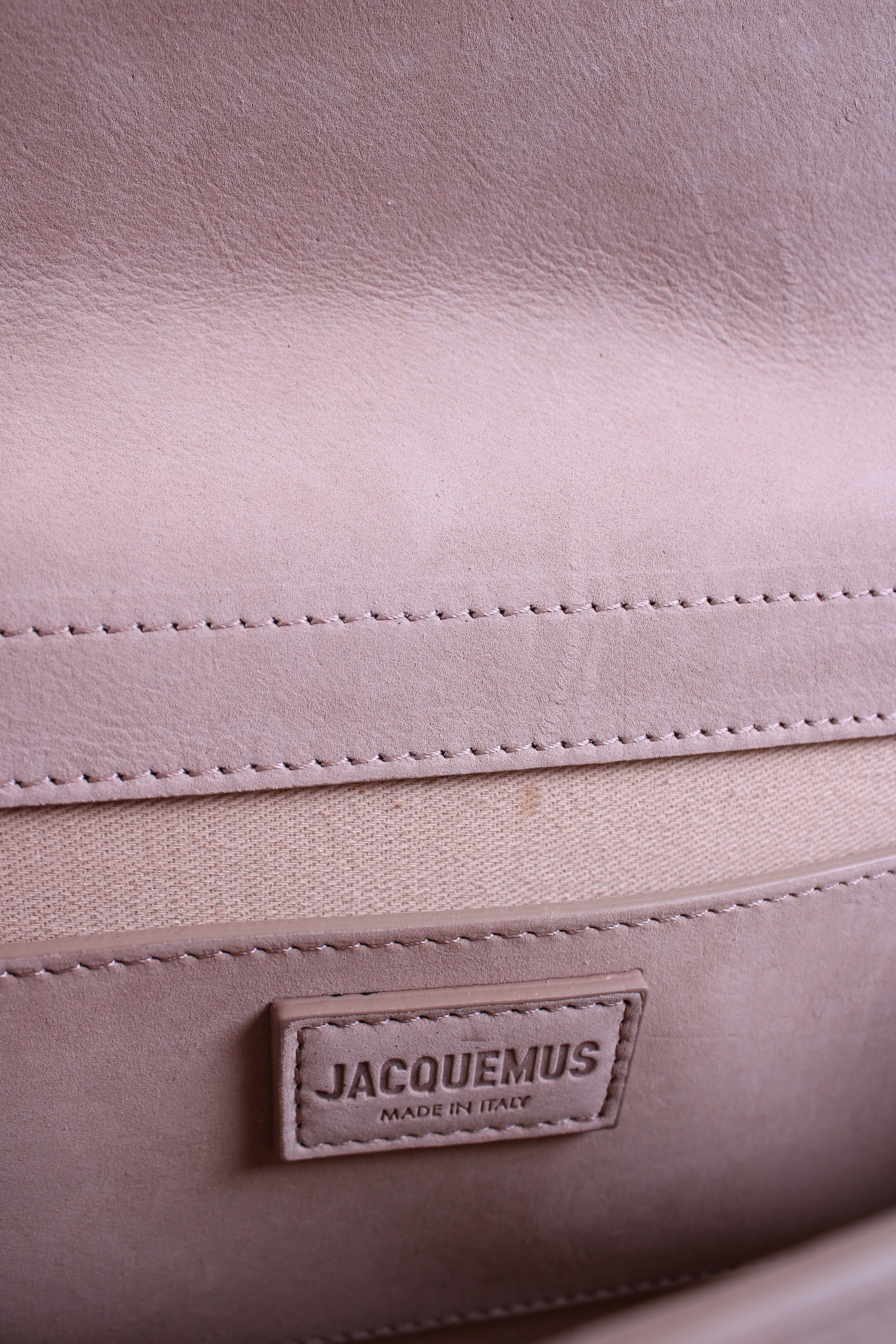 Jacquemus Jacquemus La Grande Bambino Suede Bag Beige