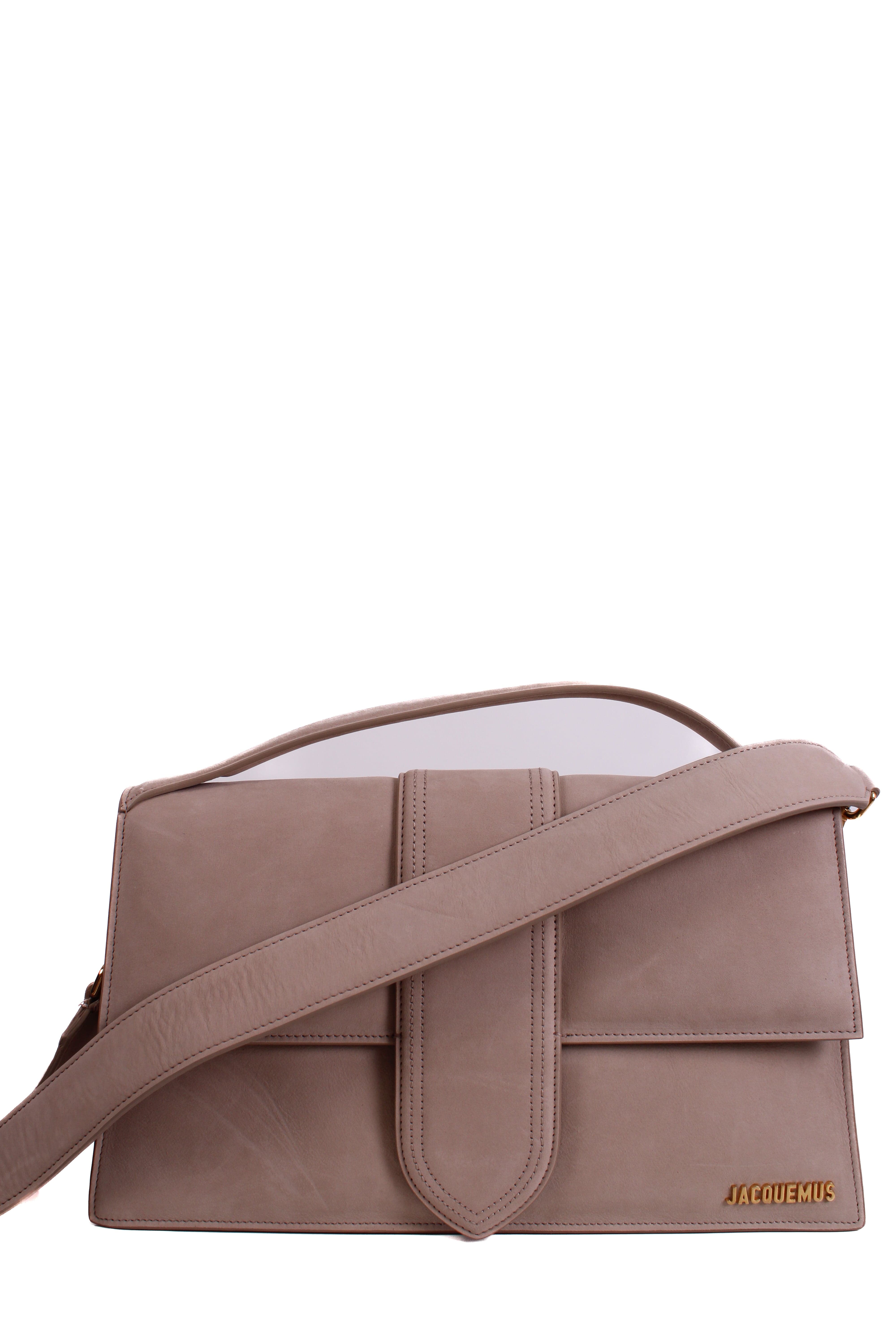 Jacquemus Jacquemus La Grande Bambino Suede Bag Beige