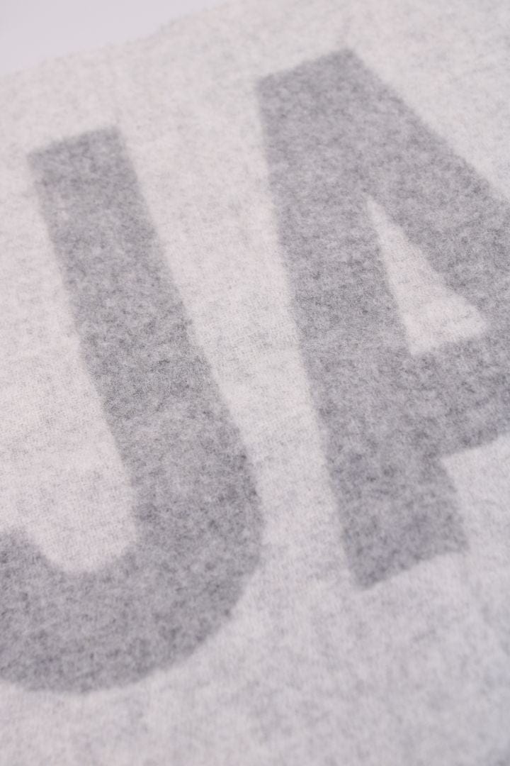 Jacquemus Jacquemus Logo Scarf Grey