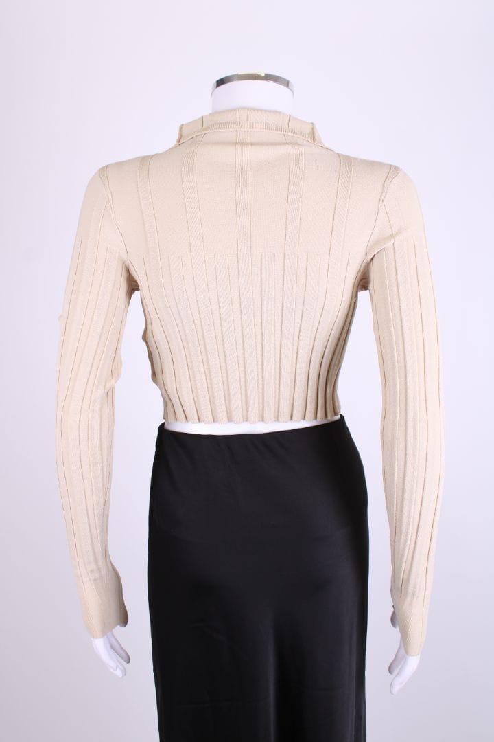 Jacquemus Jacquemus L/S Ribbed Top Beige 6