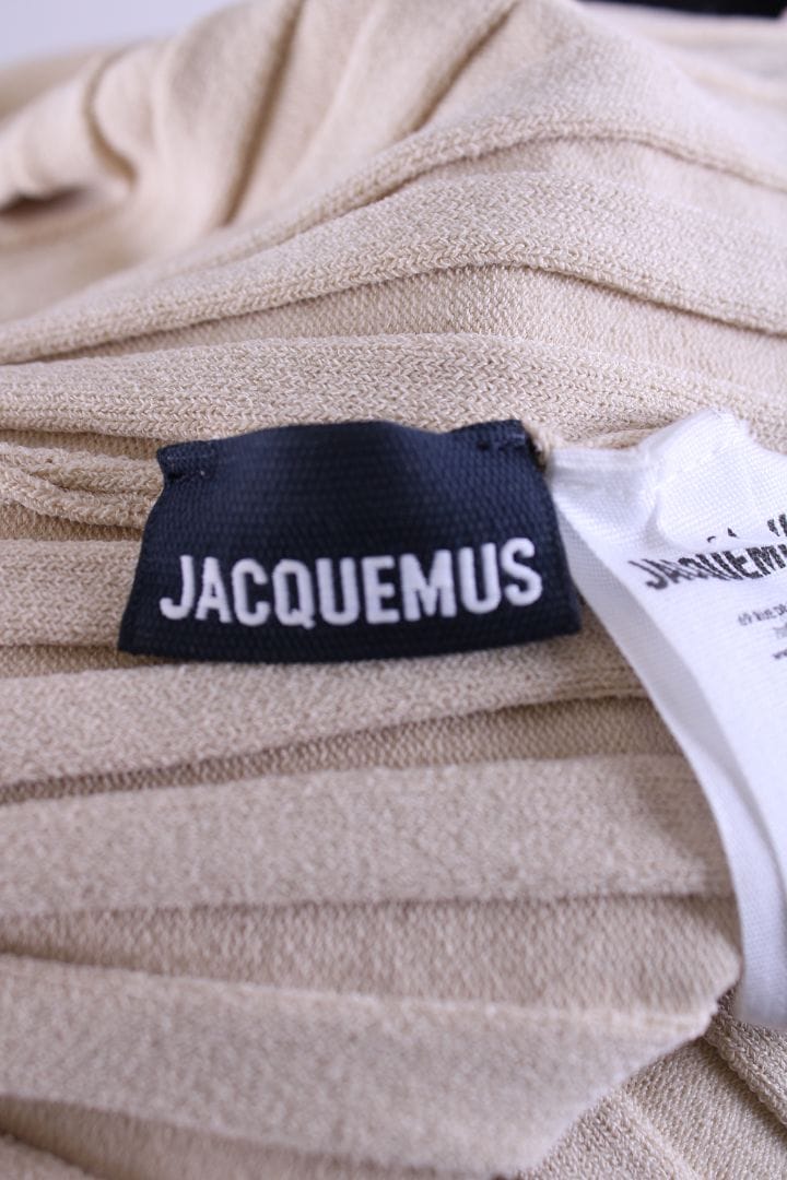 Jacquemus Jacquemus L/S Ribbed Top Beige 6