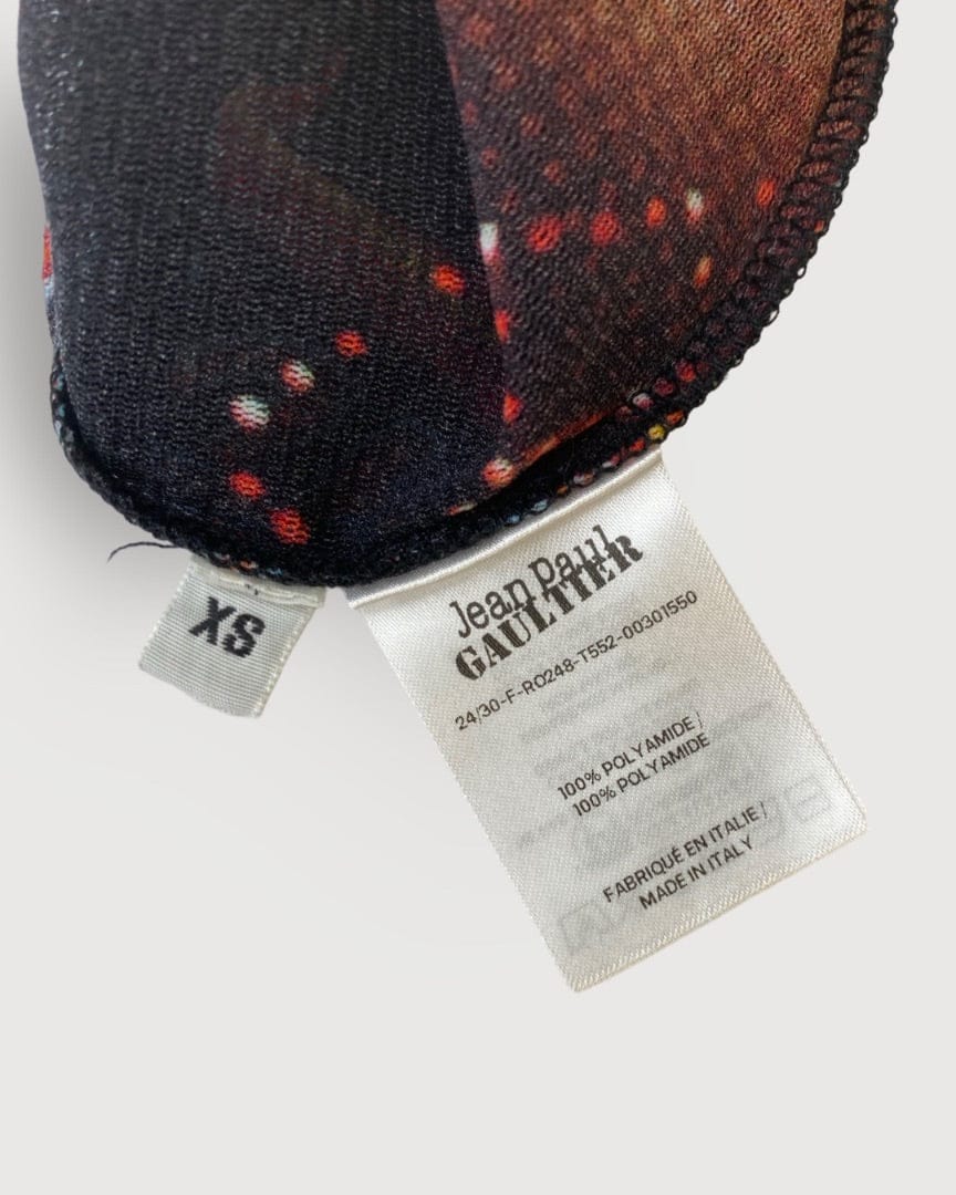 Jean Paul Gaultier Black / Orange Jean Paul Gaultier Dress, XS