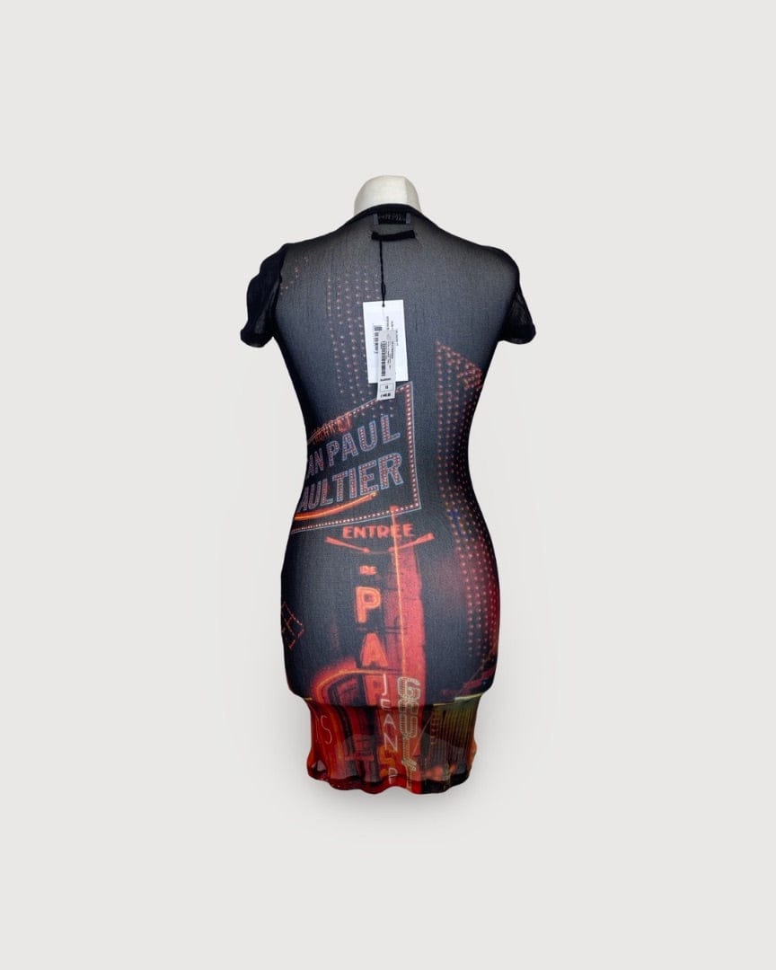 Jean Paul Gaultier Black / Orange Jean Paul Gaultier Dress, XS