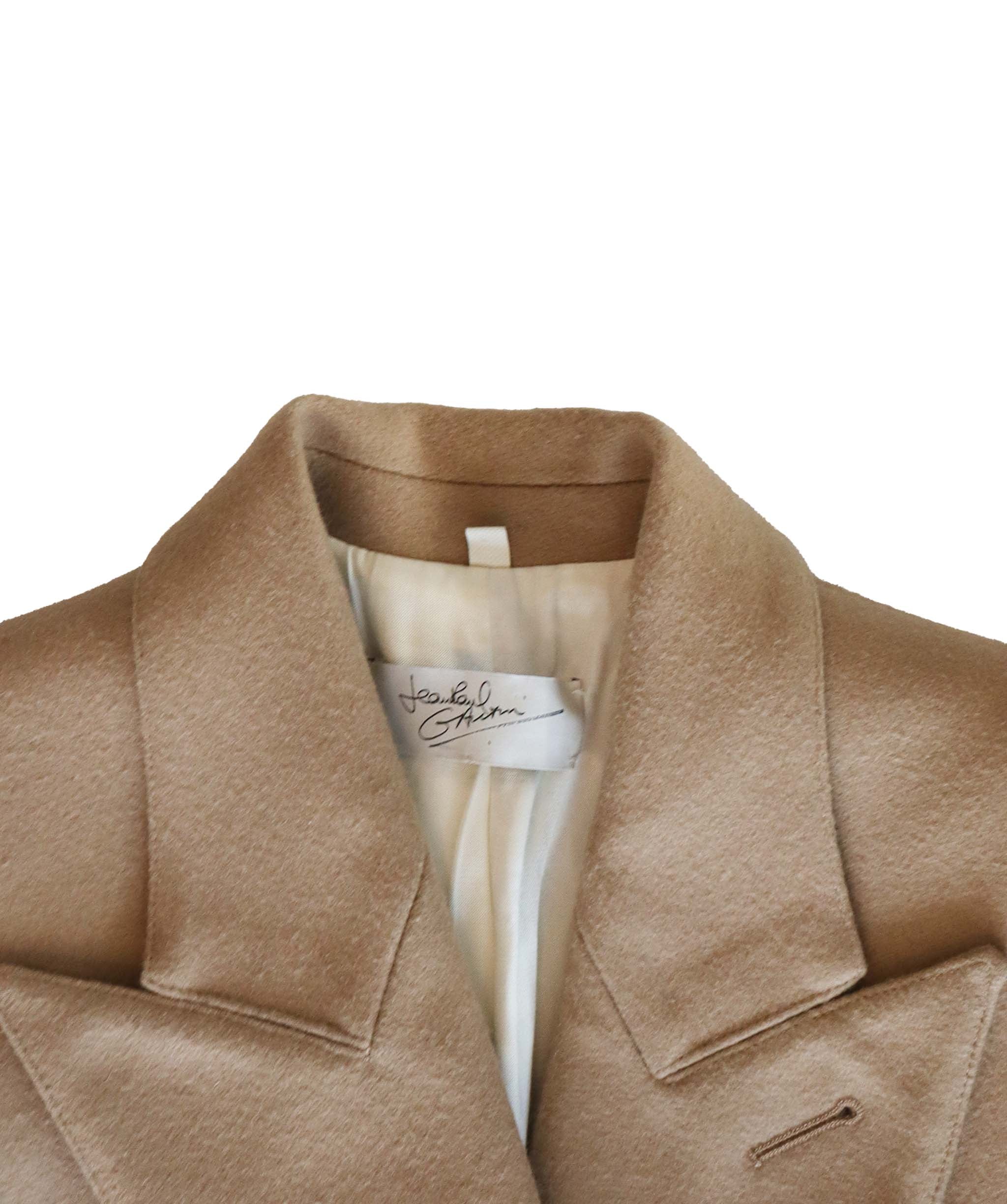 Jean Paul Gaultier Jean Paul Gaultier beige wool coat (Couture Line) - AGC1862