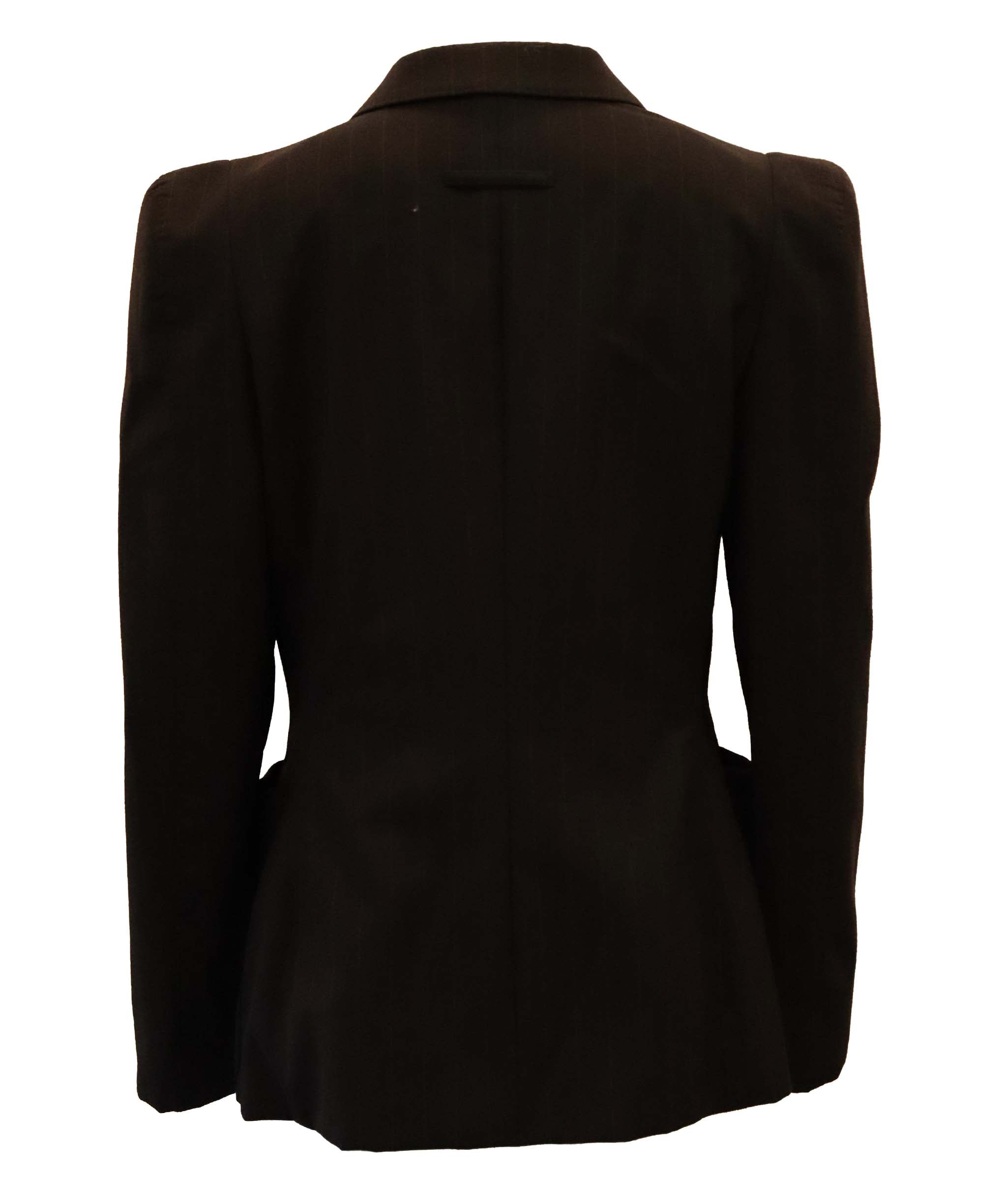 Jean Paul Gaultier Jean Paul Gaultier Doubled breasted print striped jacket AGC2670