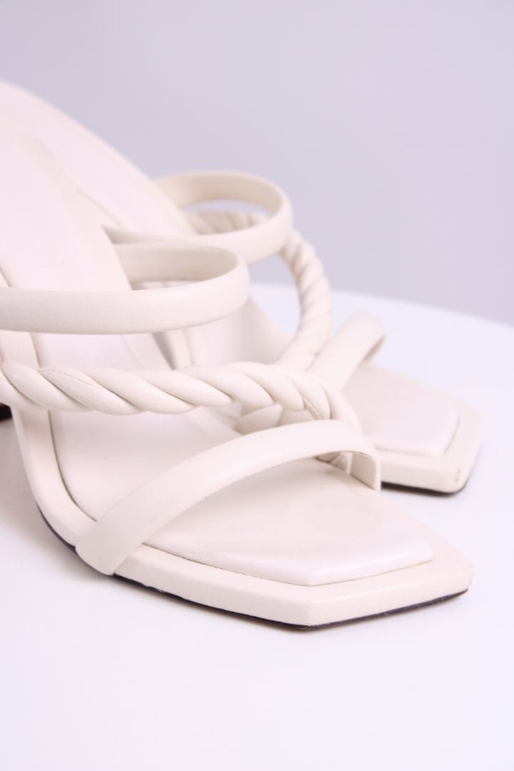Jimmy Choo Jimmy Choo Diosa Twist Heels White 39.5