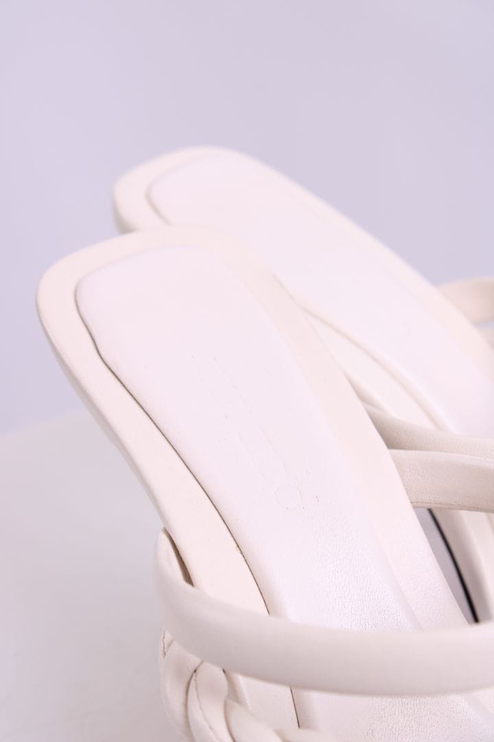Jimmy Choo Jimmy Choo Diosa Twist Heels White 39.5