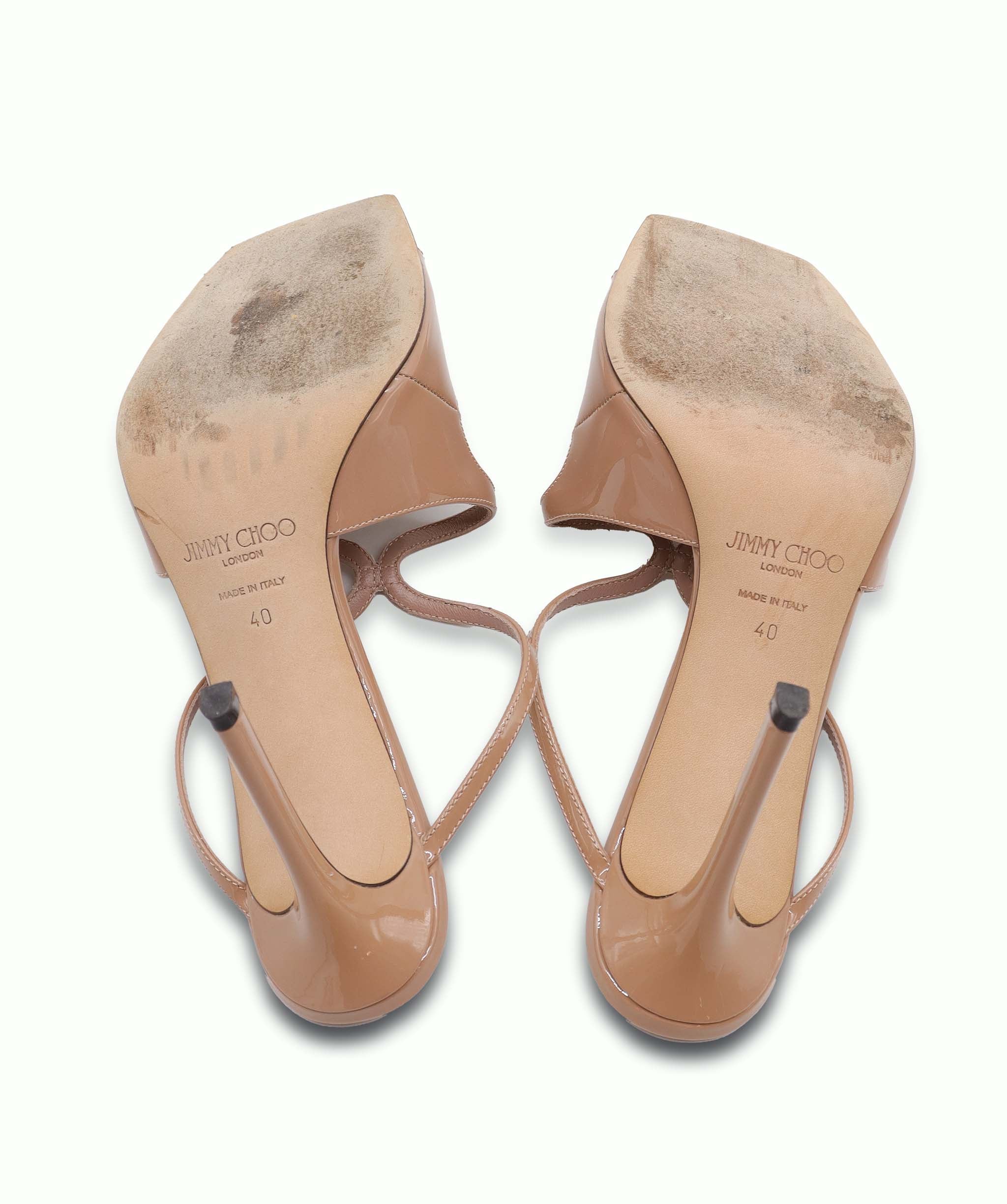 Jimmy Choo Jimmy Choo Blush Patent Strappy Heels AGC3185